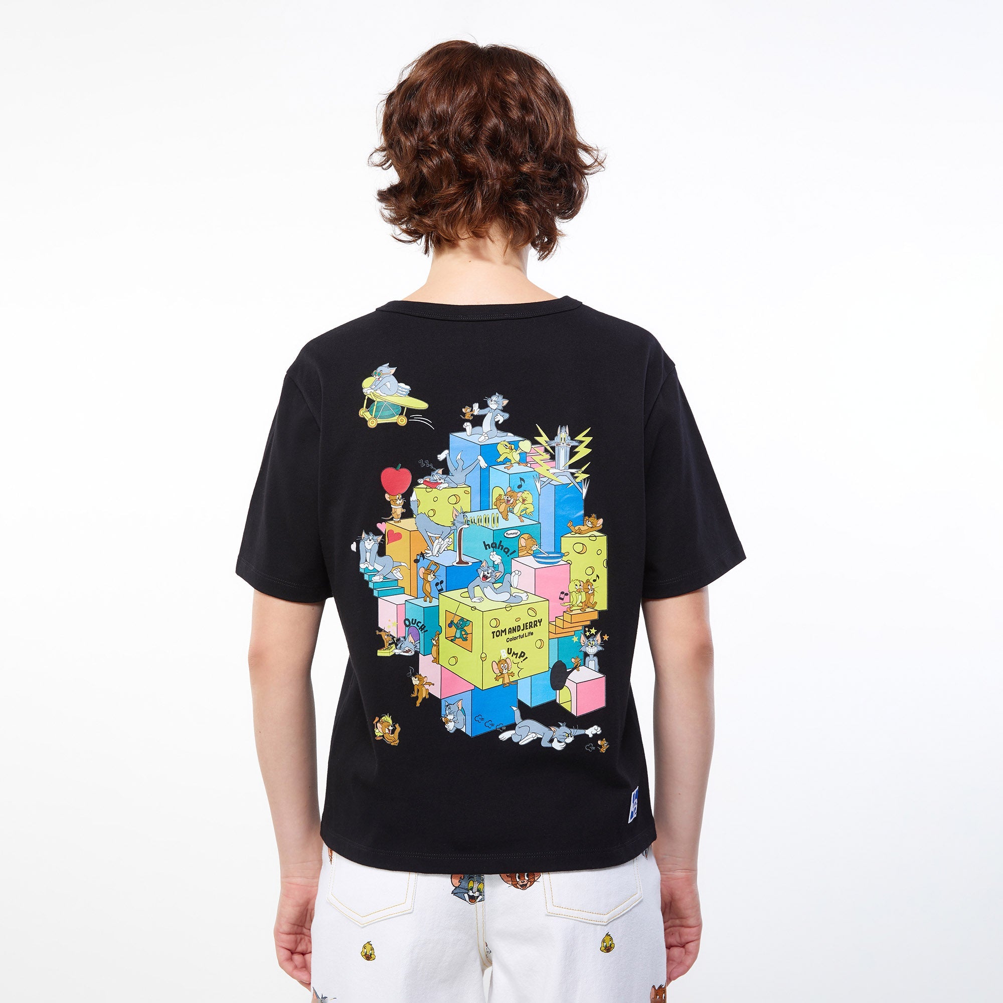 Tom and Jerry All Nostalgic Iconic Scene T-Shirt Black - Jelly Bunny Thailand Official Online Store