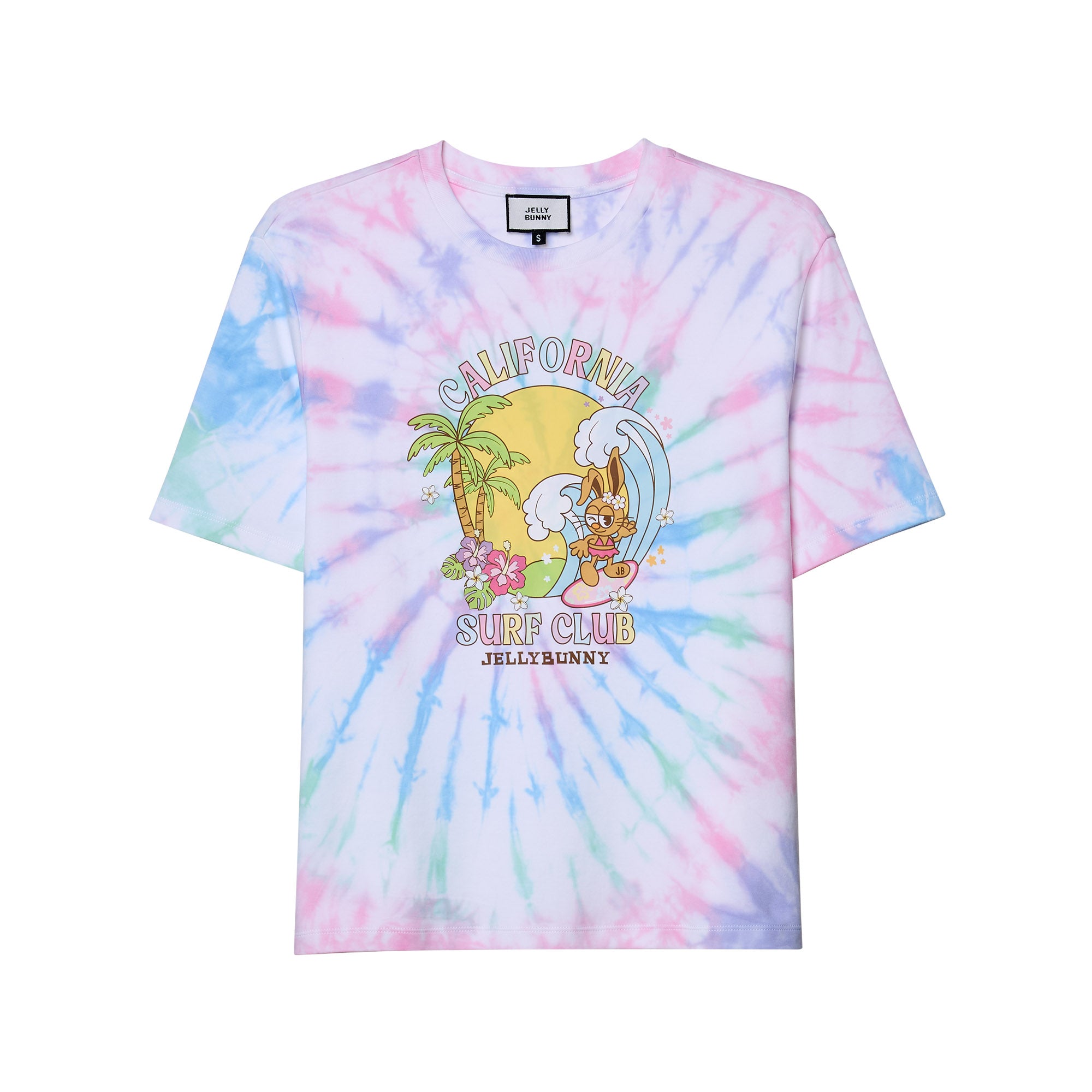 เสื้อยืด มัดย้อม Jelly Bunny Surf Club