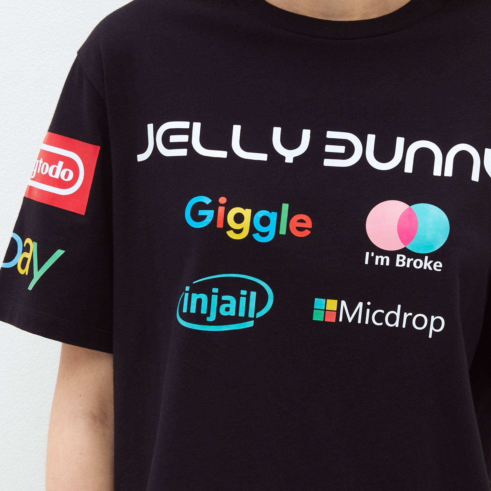 Internet Vibe Logo Tee Black - Jelly Bunny Thailand Official Online Store