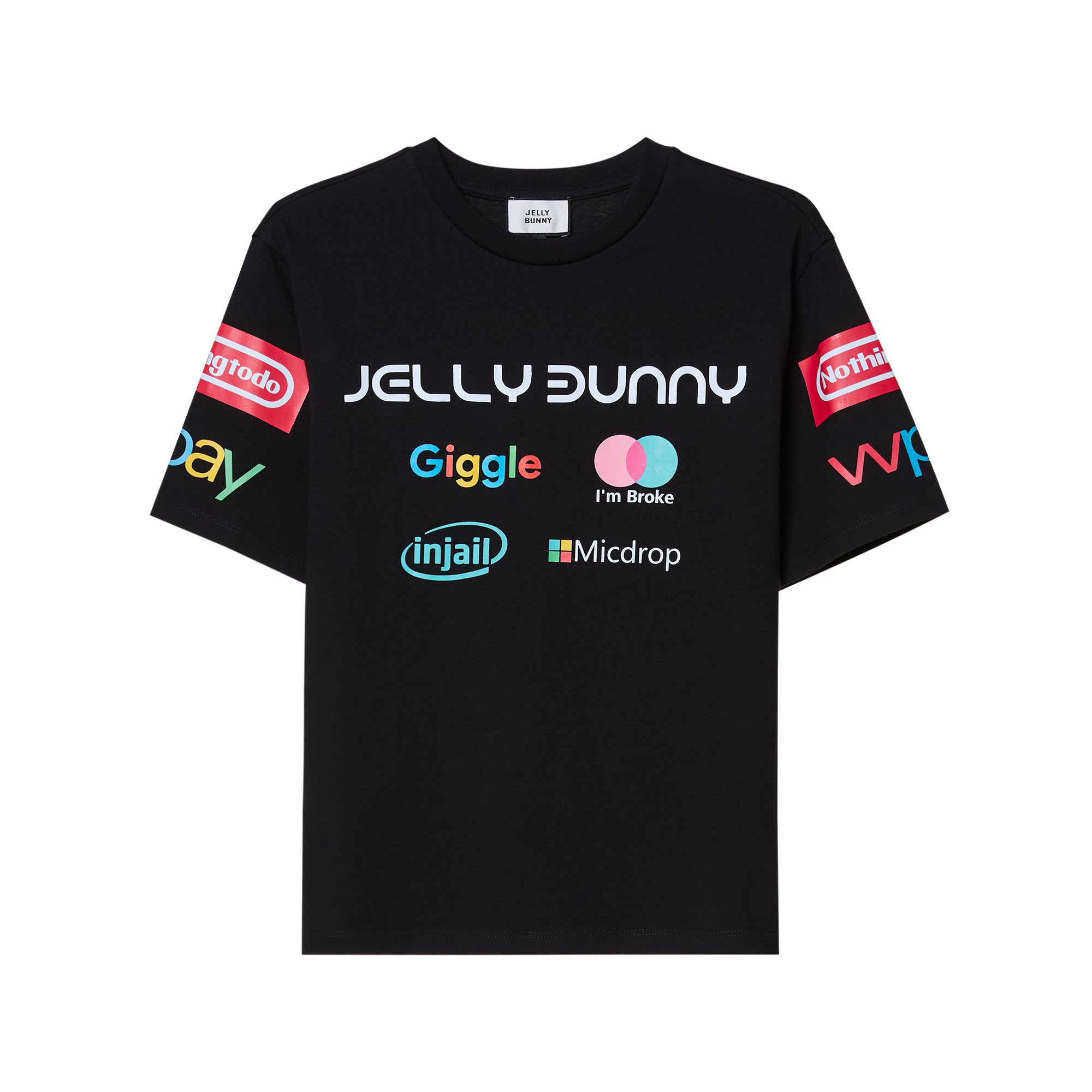 Internet Vibe Logo Tee Black - Jelly Bunny Thailand Official Online Store