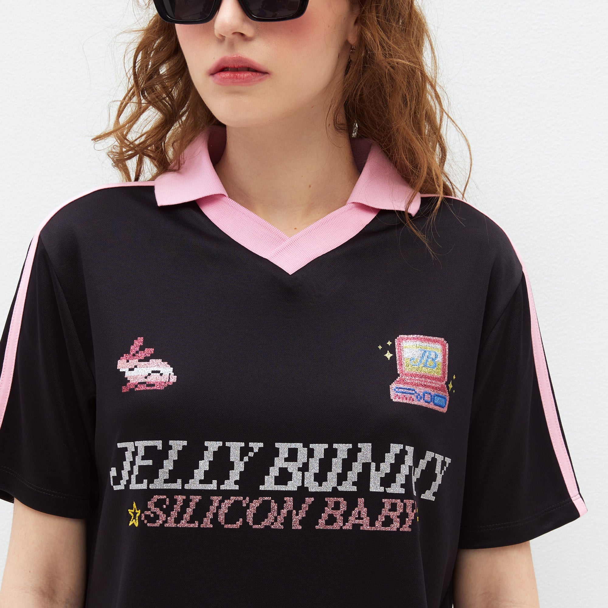 Silicon Baby Polo Tee Black - Jelly Bunny Thailand Official Online Store