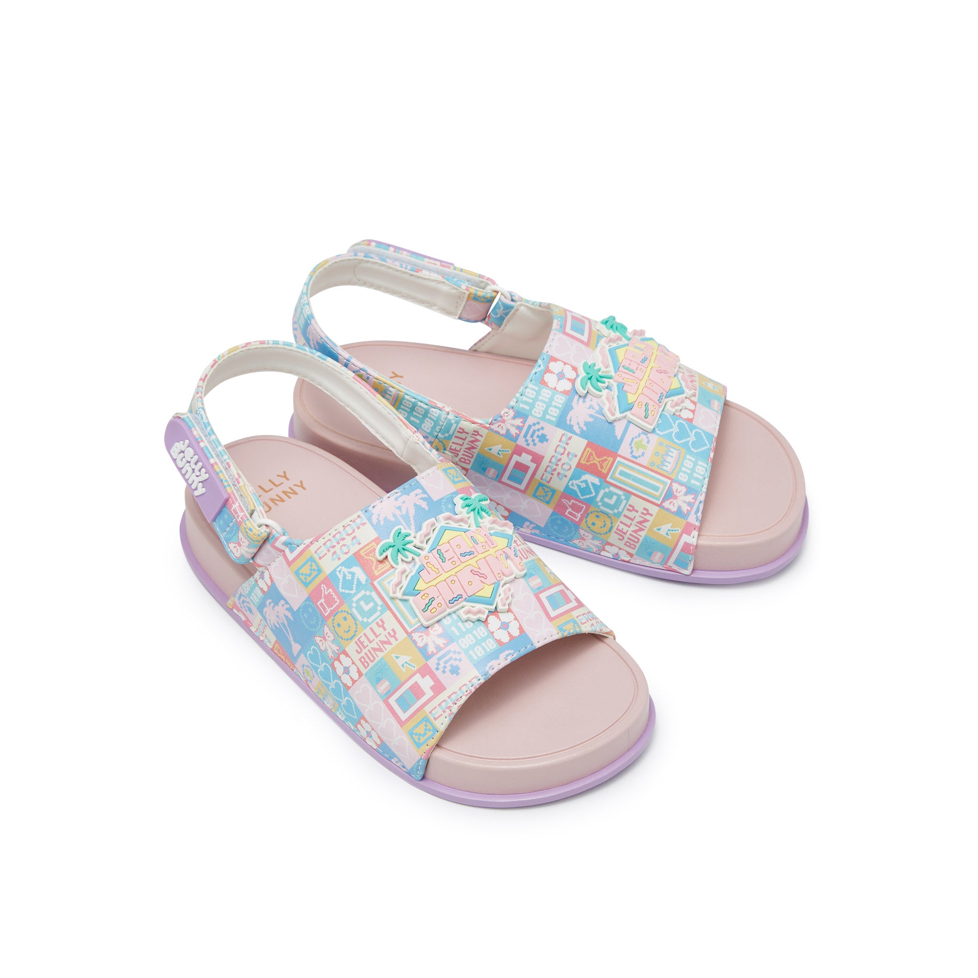 Mini Friendly Ramona Flat Sandals For Girls Light Pink