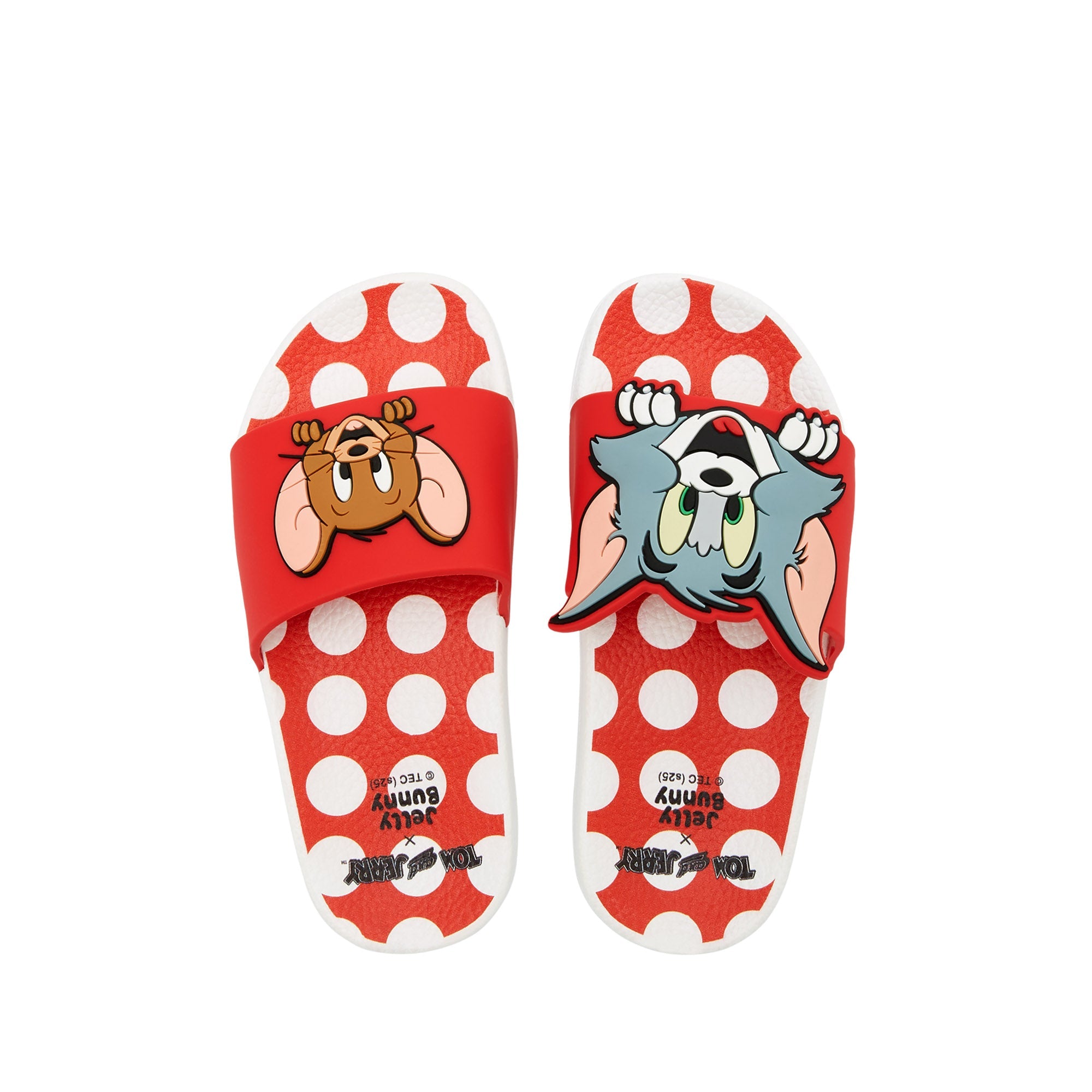 Mini Slide Elwood Flat Sandals For Girls Red - Jelly Bunny Thailand Official Online Store