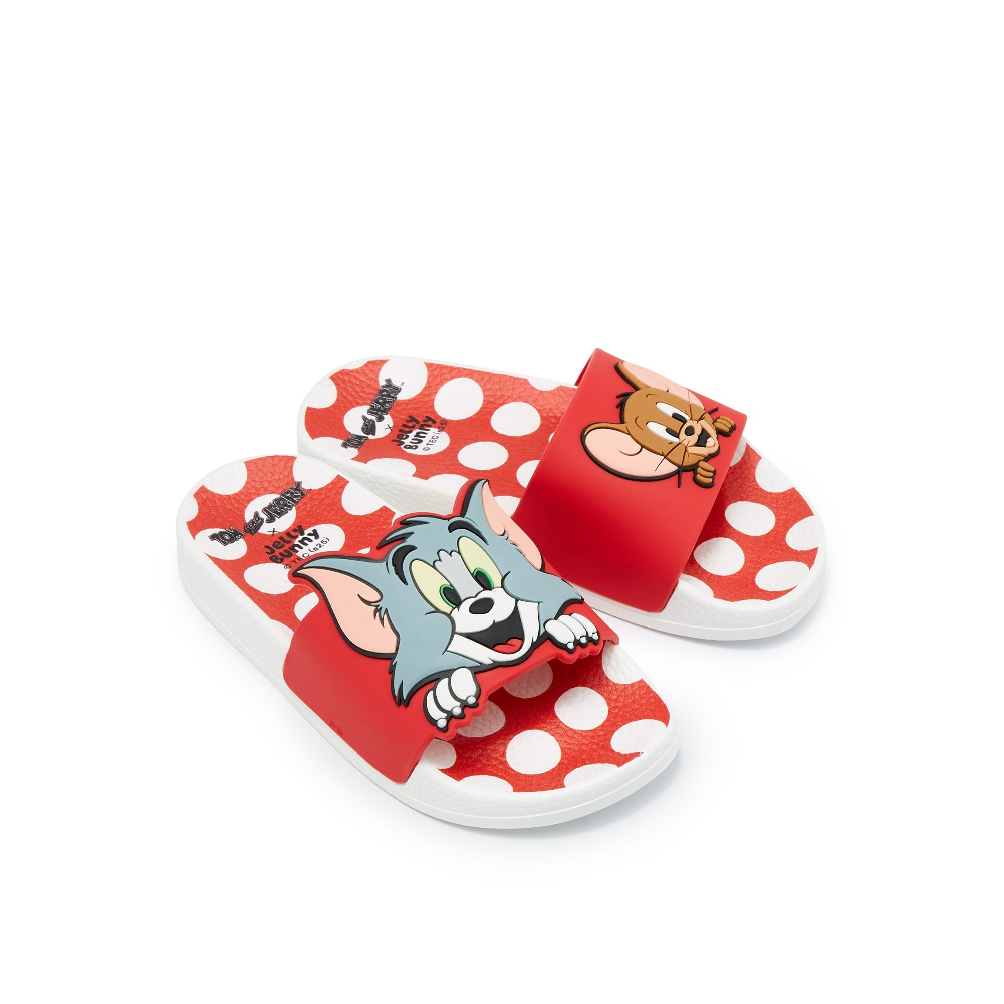 Mini Slide Elwood Flat Sandals For Girls Red - Jelly Bunny Thailand Official Online Store