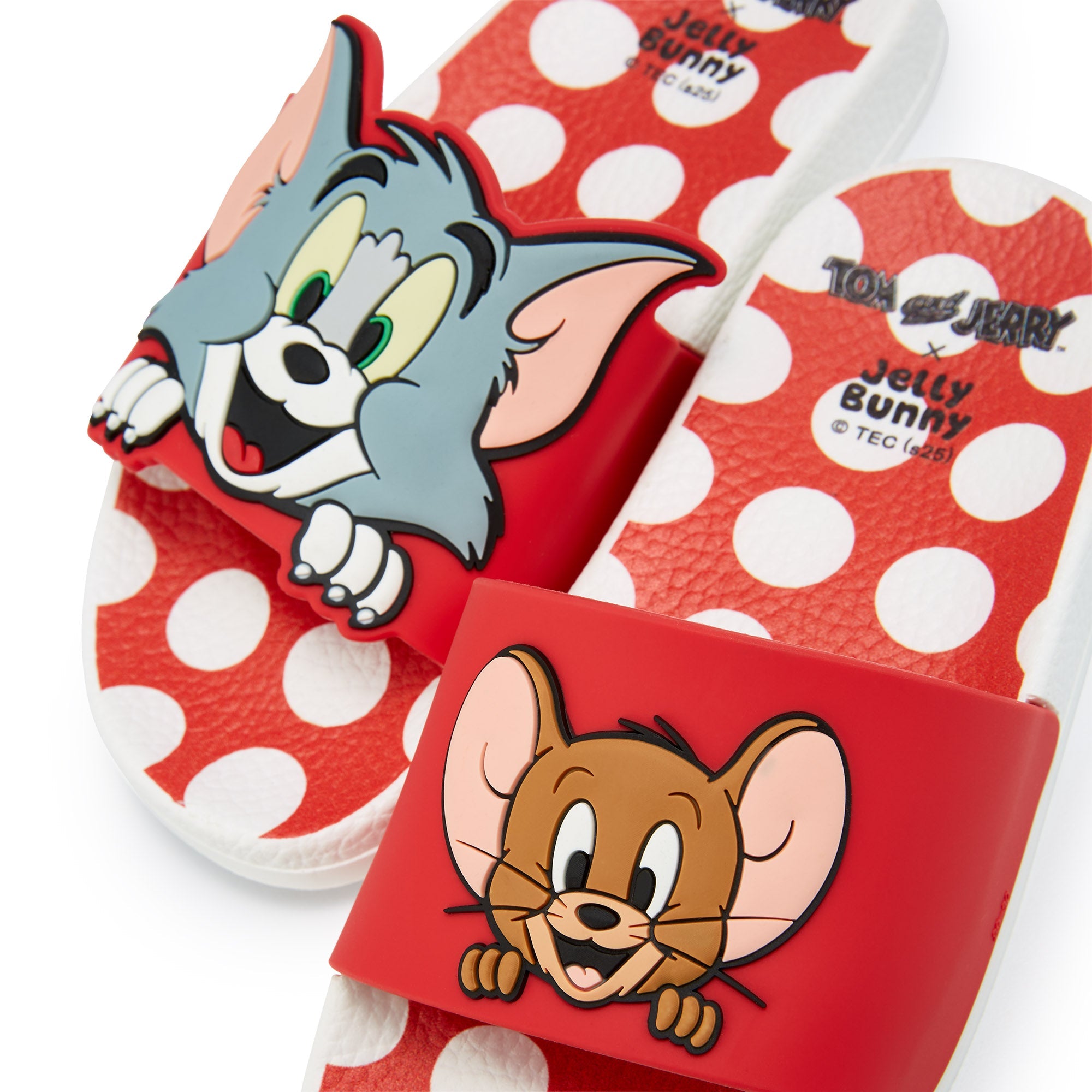 Mini Slide Elwood Flat Sandals For Girls Red - Jelly Bunny Thailand Official Online Store