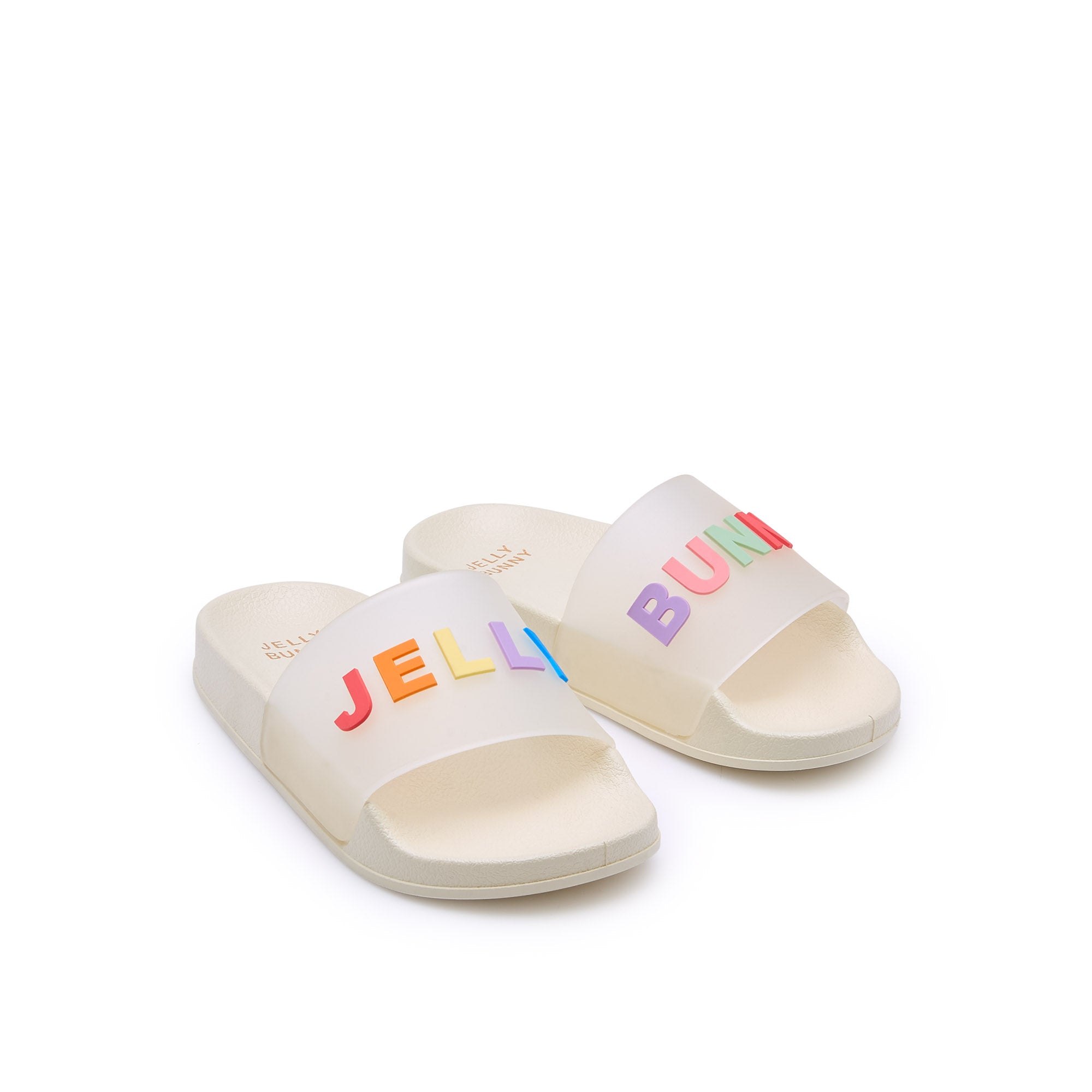 รองเท้าแตะสำหรับเด็กผู้หญิง Mini Angelica JB Rain Ivory