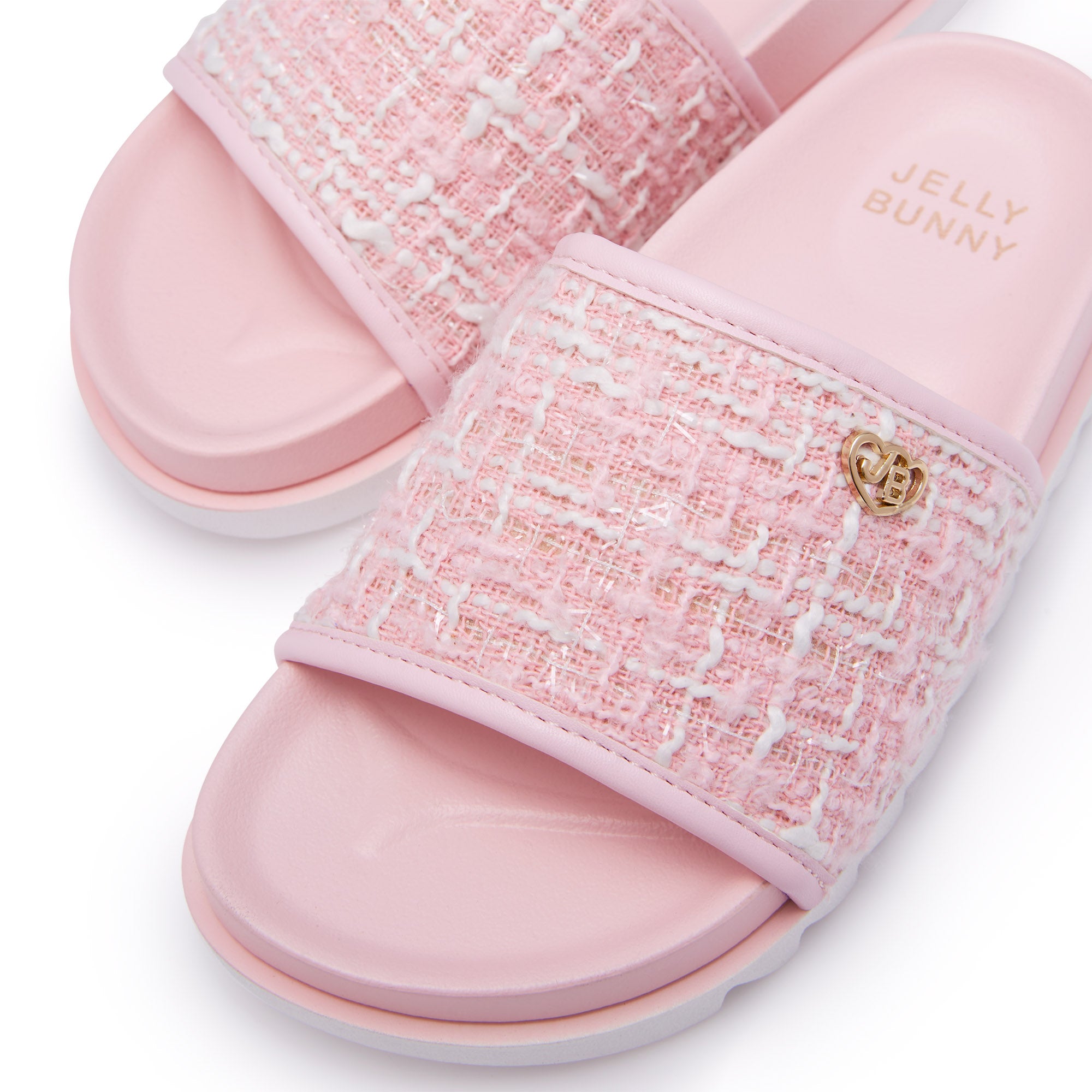 Mini Rudeus Flat Sandals For Girls Light Pink