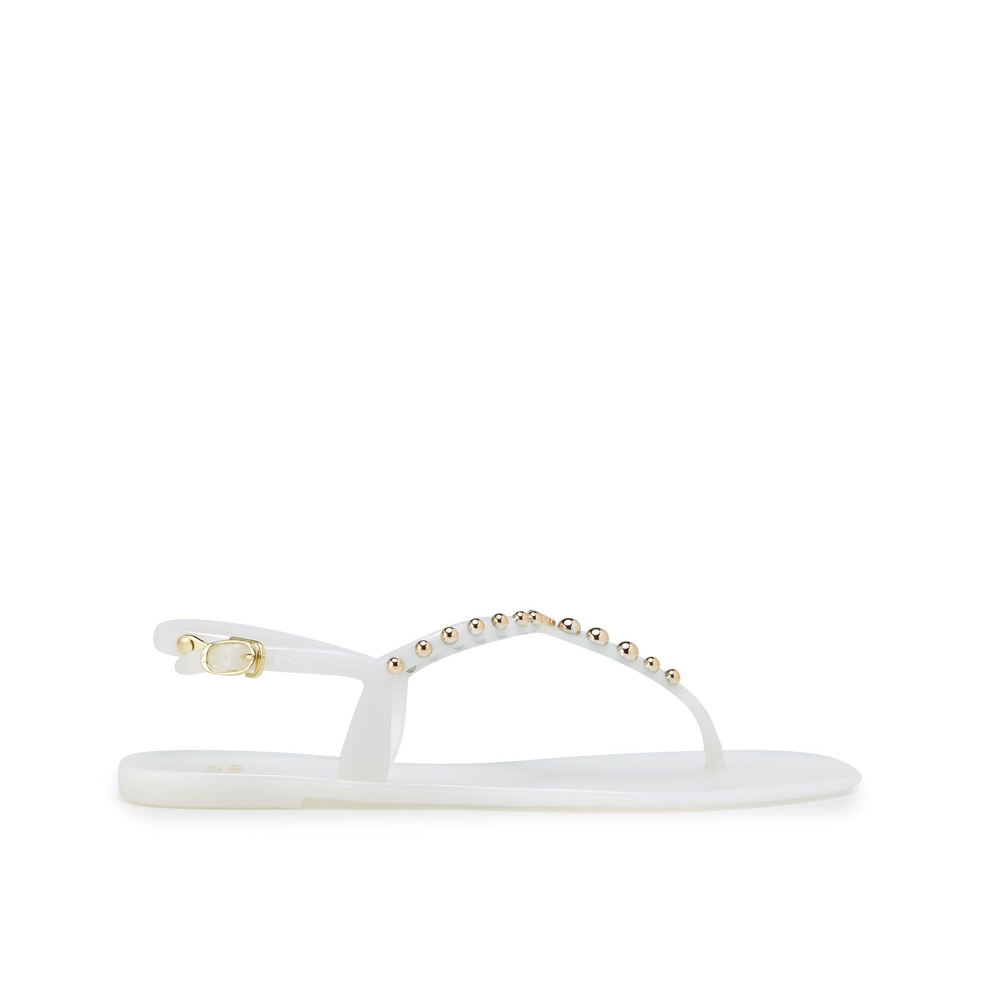 Okarun Flat Slingbacks White - Jelly Bunny Thailand Official Online Store