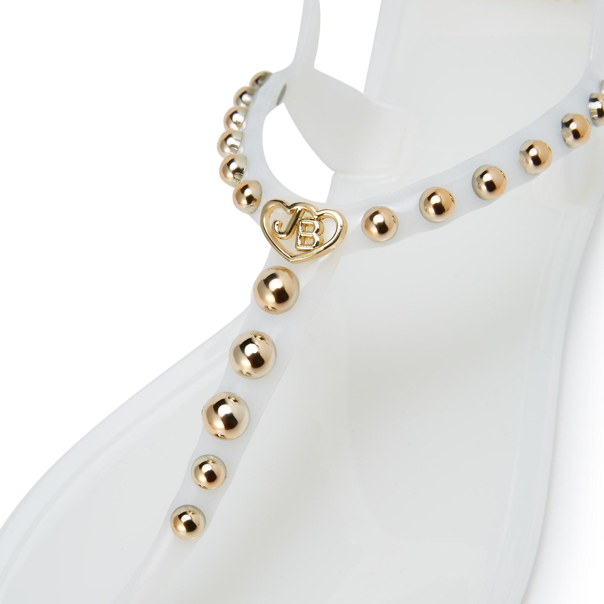 Okarun Flat Slingbacks White - Jelly Bunny Thailand Official Online Store