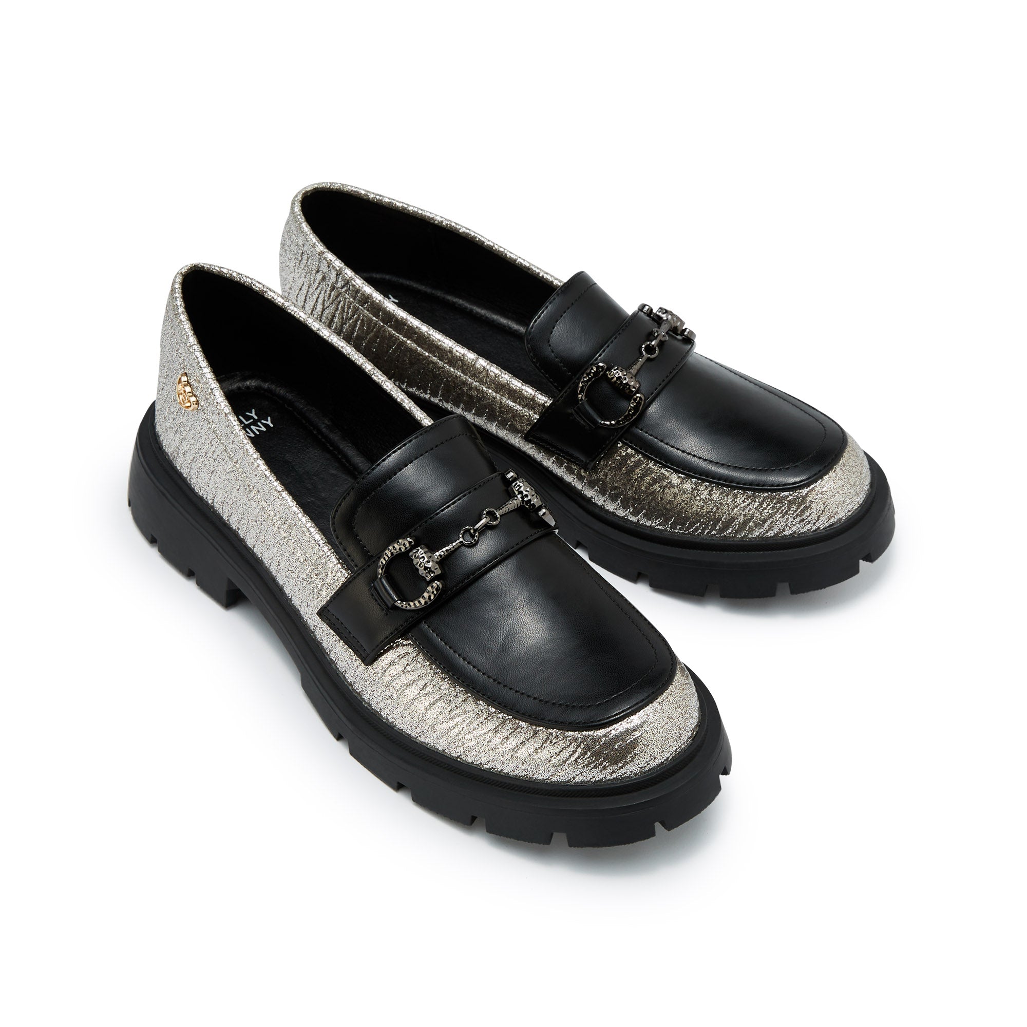 Caden Nyoni Platform Loafers Black