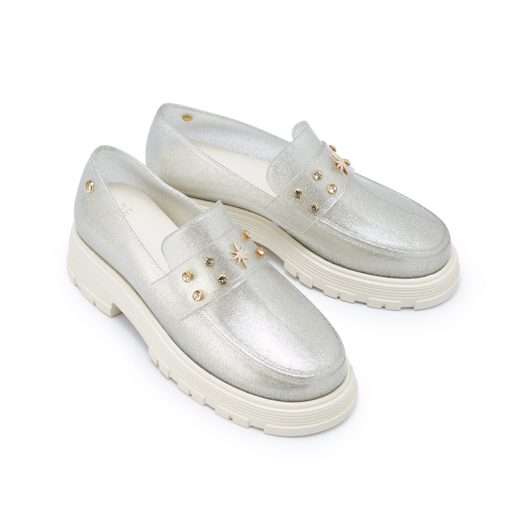 Giada Kelly Platform Loafers Silver - Jelly Bunny Thailand Official Online Store