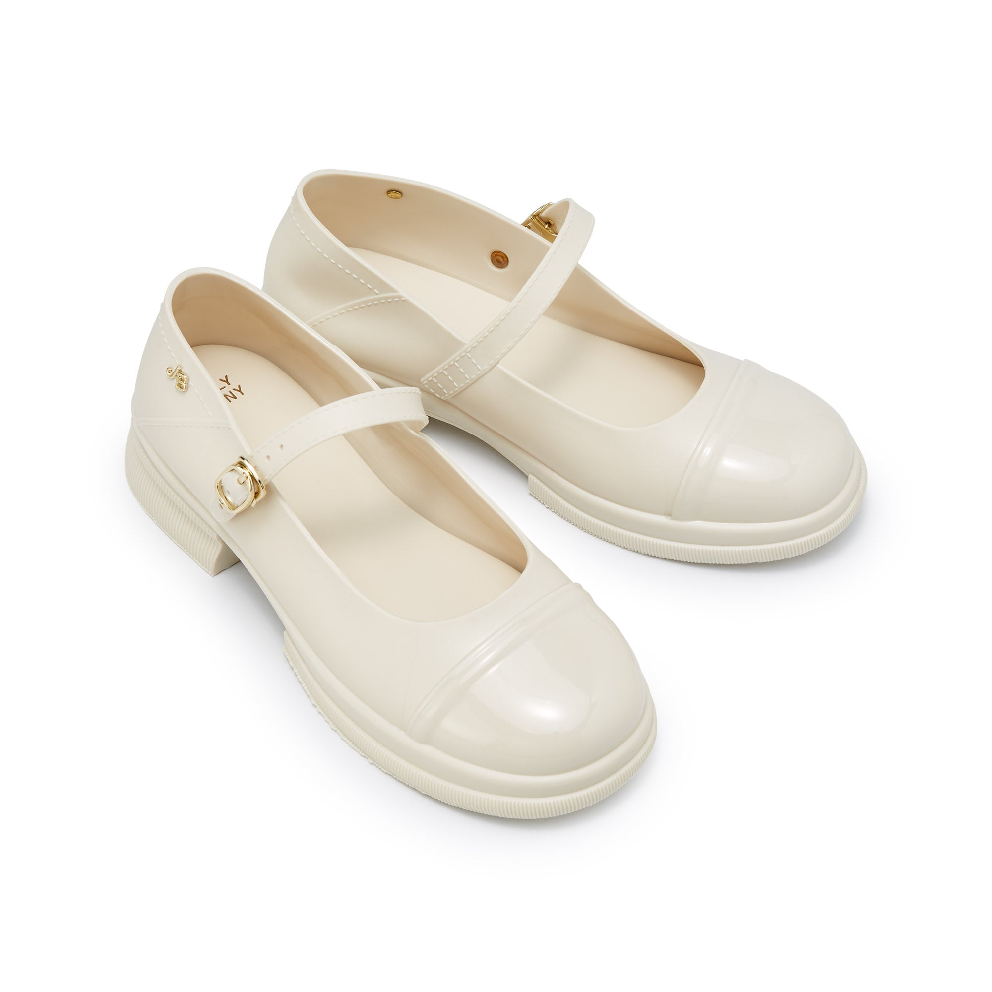 รองเท้าคัทชูทรงแพลตฟอร์มแมรี่เจน Rory Bright Ivory