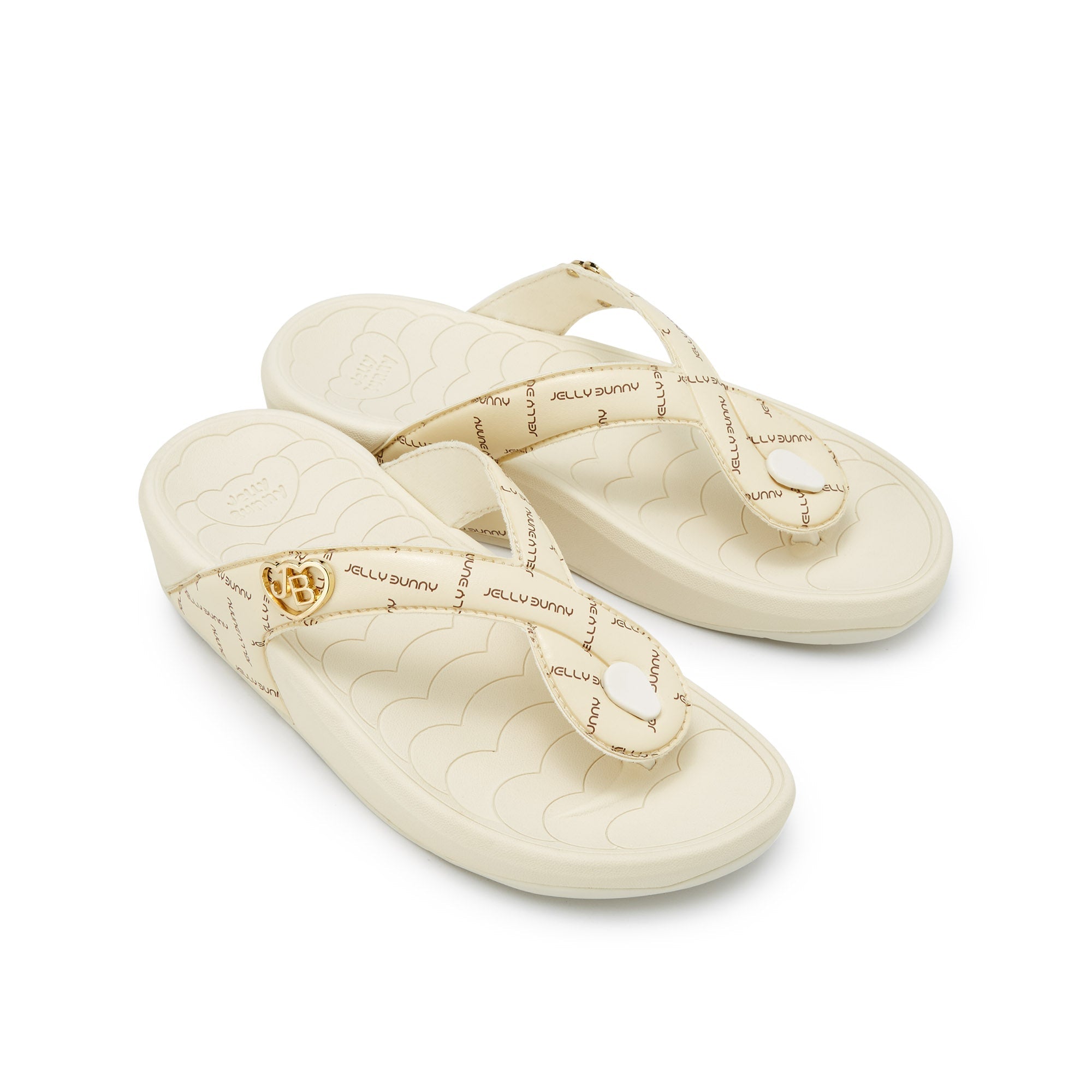 Bunny Twist Ezra Flip-Flops Ivory - Jelly Bunny Thailand Official Online Store