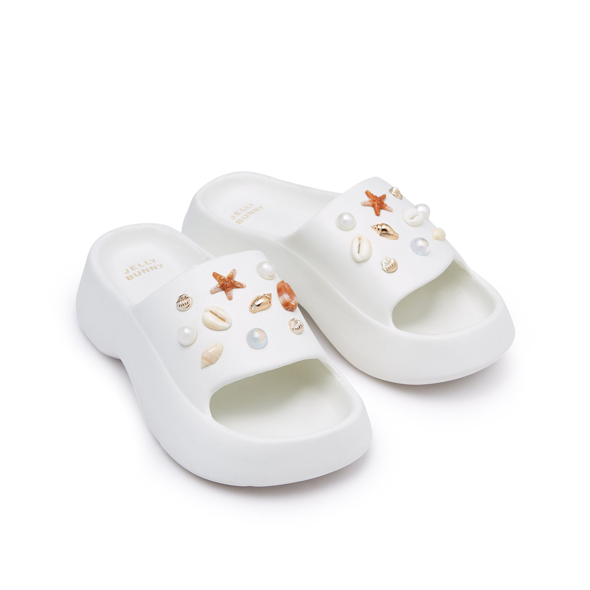 Sven Sea Platform Sandals White - Jelly Bunny Thailand Official Online Store