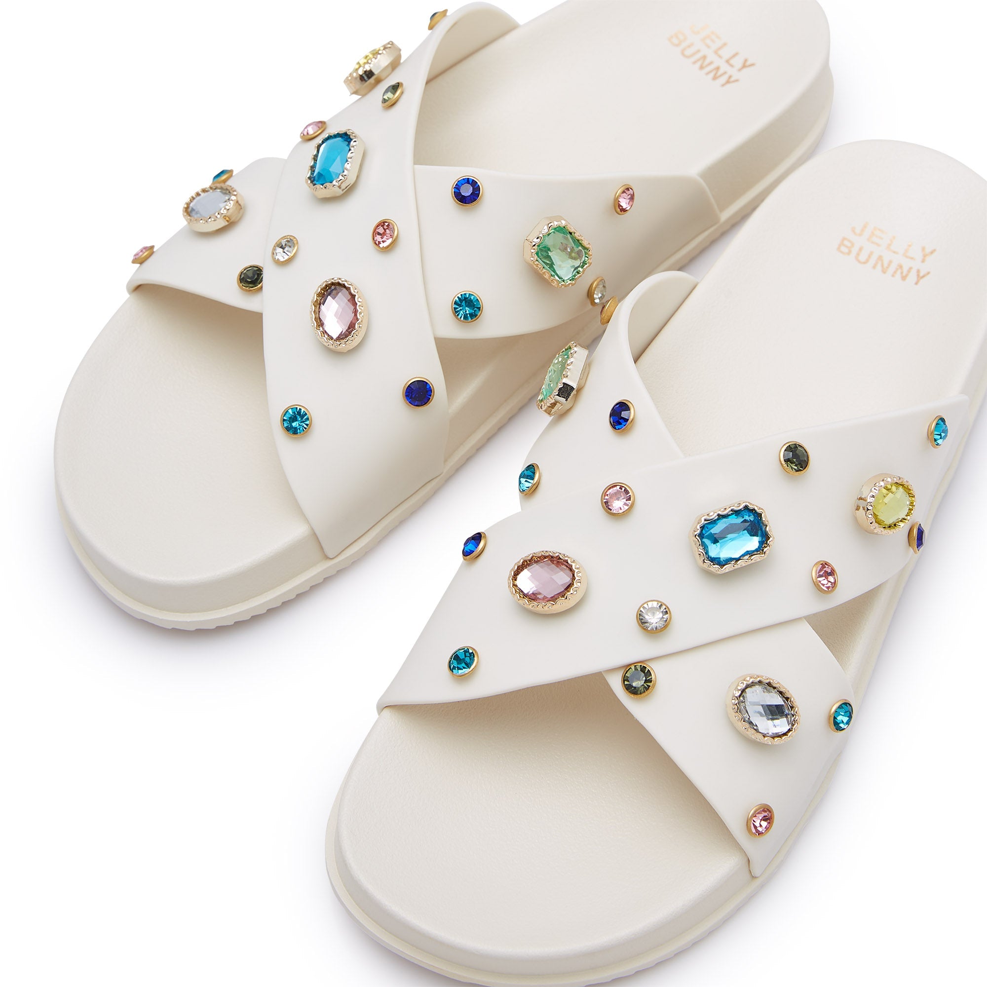 Enoteca Flat Sandals Ivory - Jelly Bunny Thailand Official Online Store