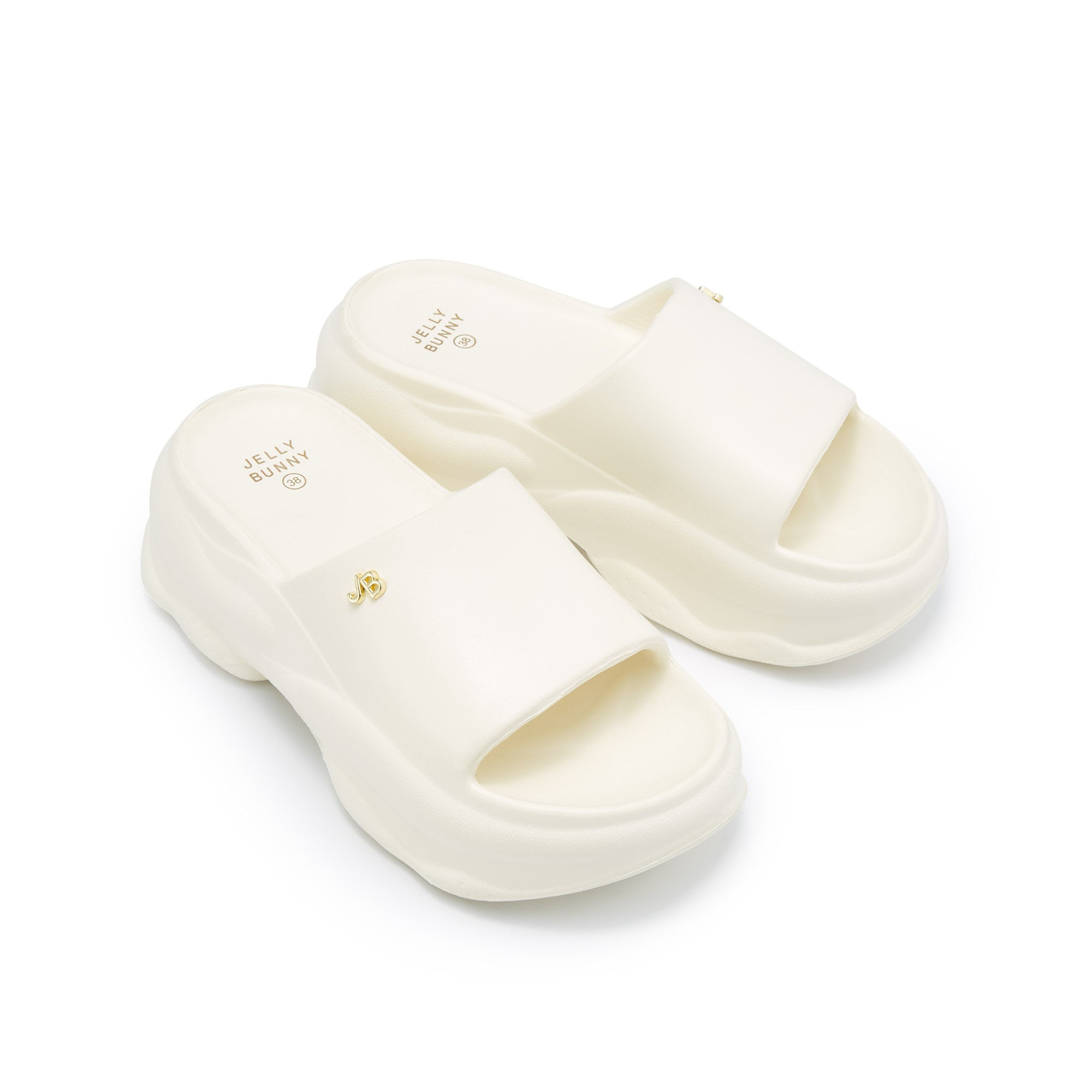 รองเท้าแตะแพลตฟอร์ม Agrippa Ivory