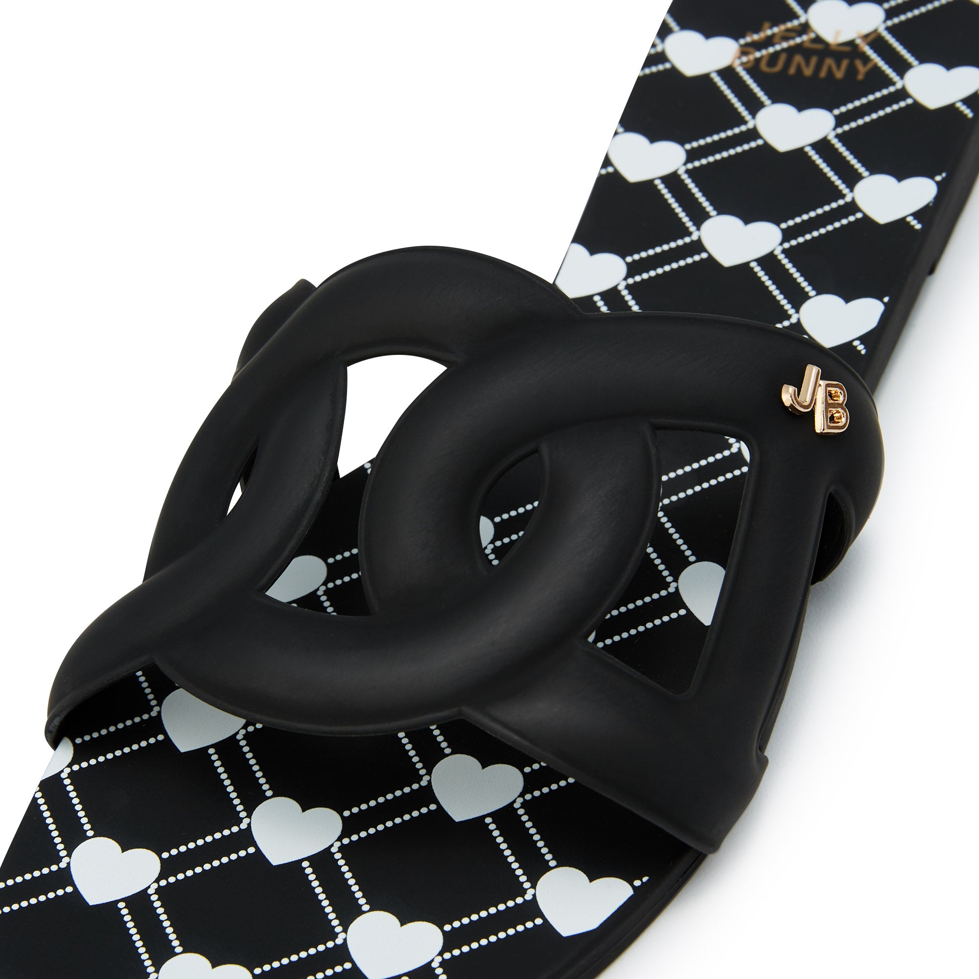 Grase Nancy Flat Sandals Black - Jelly Bunny Thailand Official Online Store