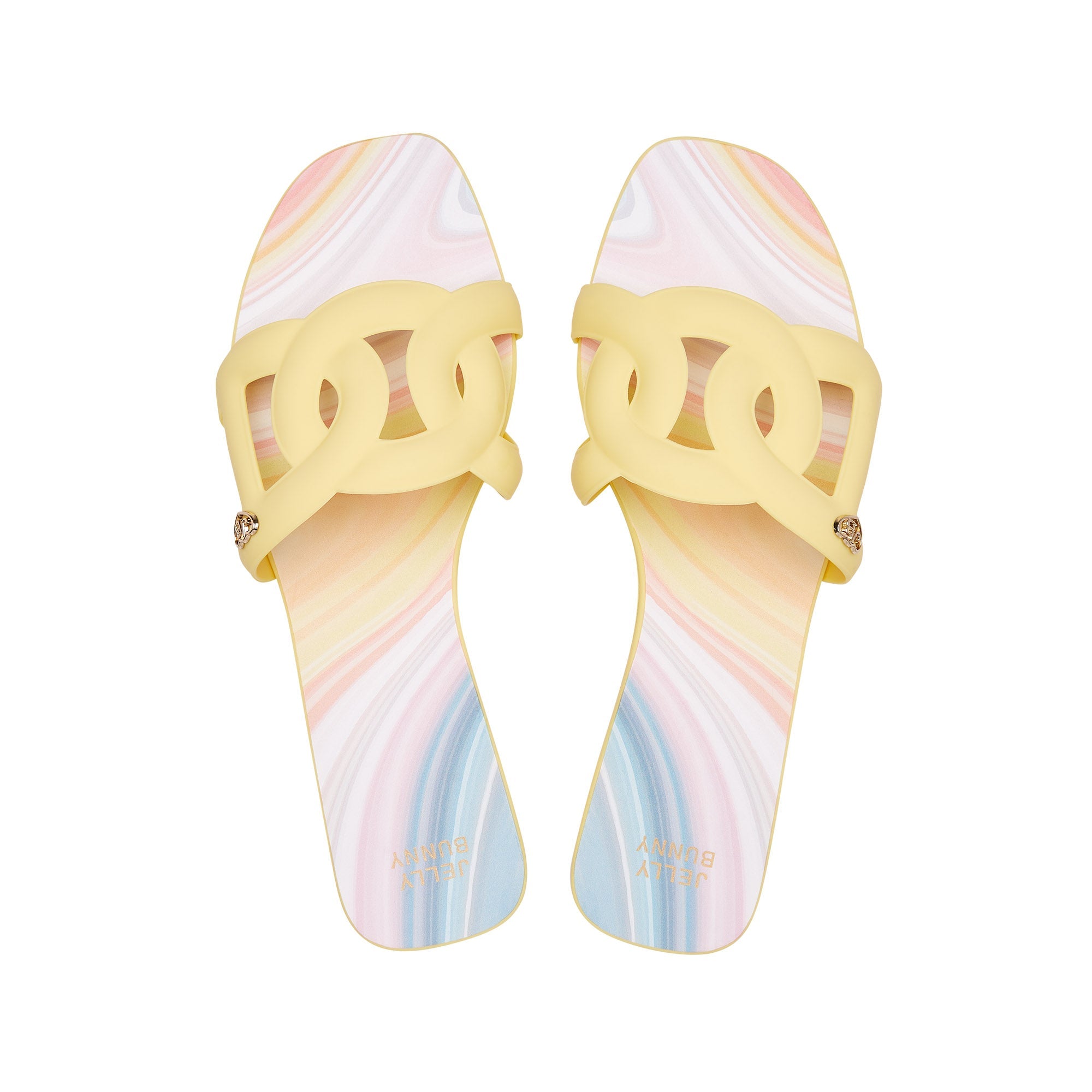 Grase Alexandria Flat Sandals Yellow - Jelly Bunny Thailand Official Online Store