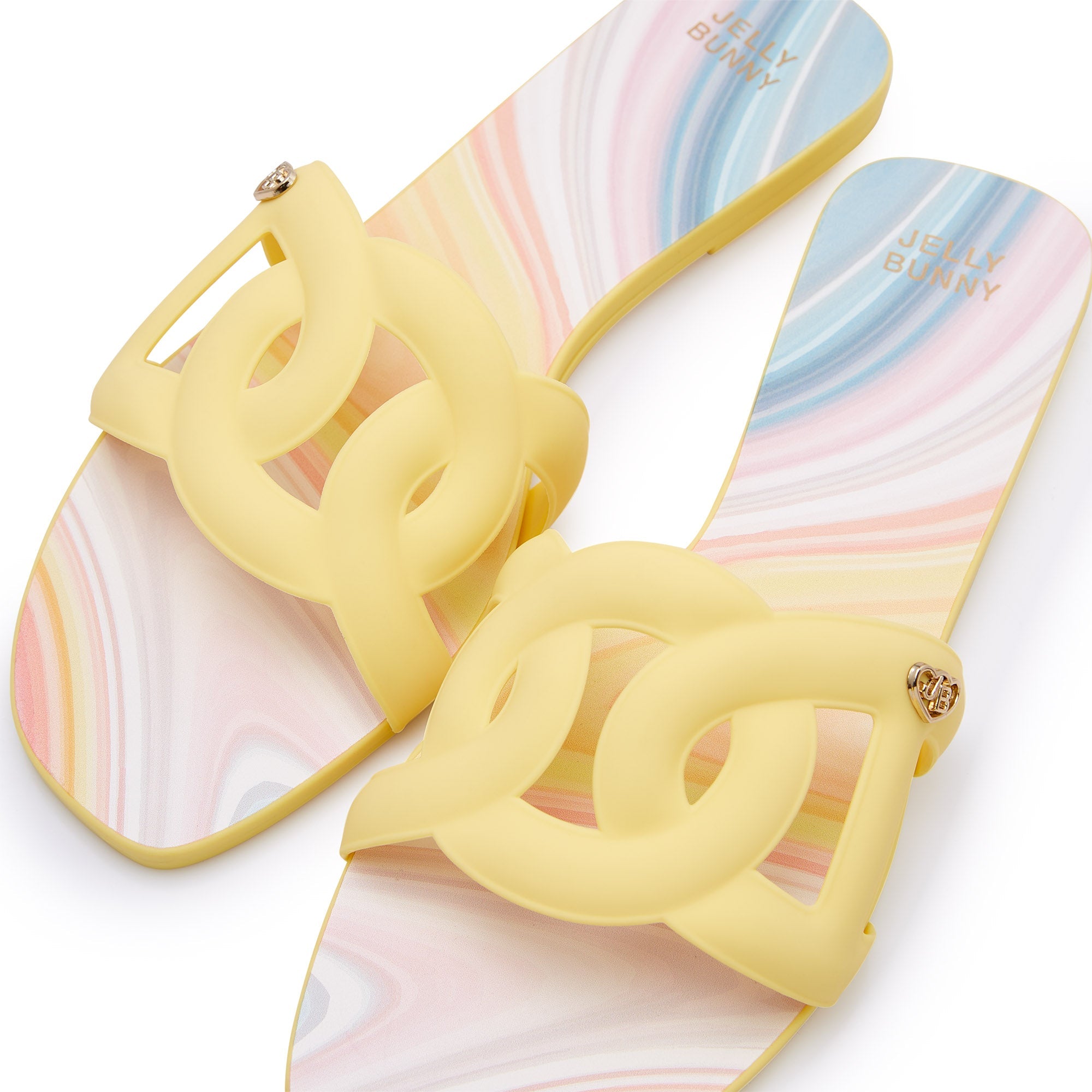 Grase Alexandria Flat Sandals Yellow - Jelly Bunny Thailand Official Online Store