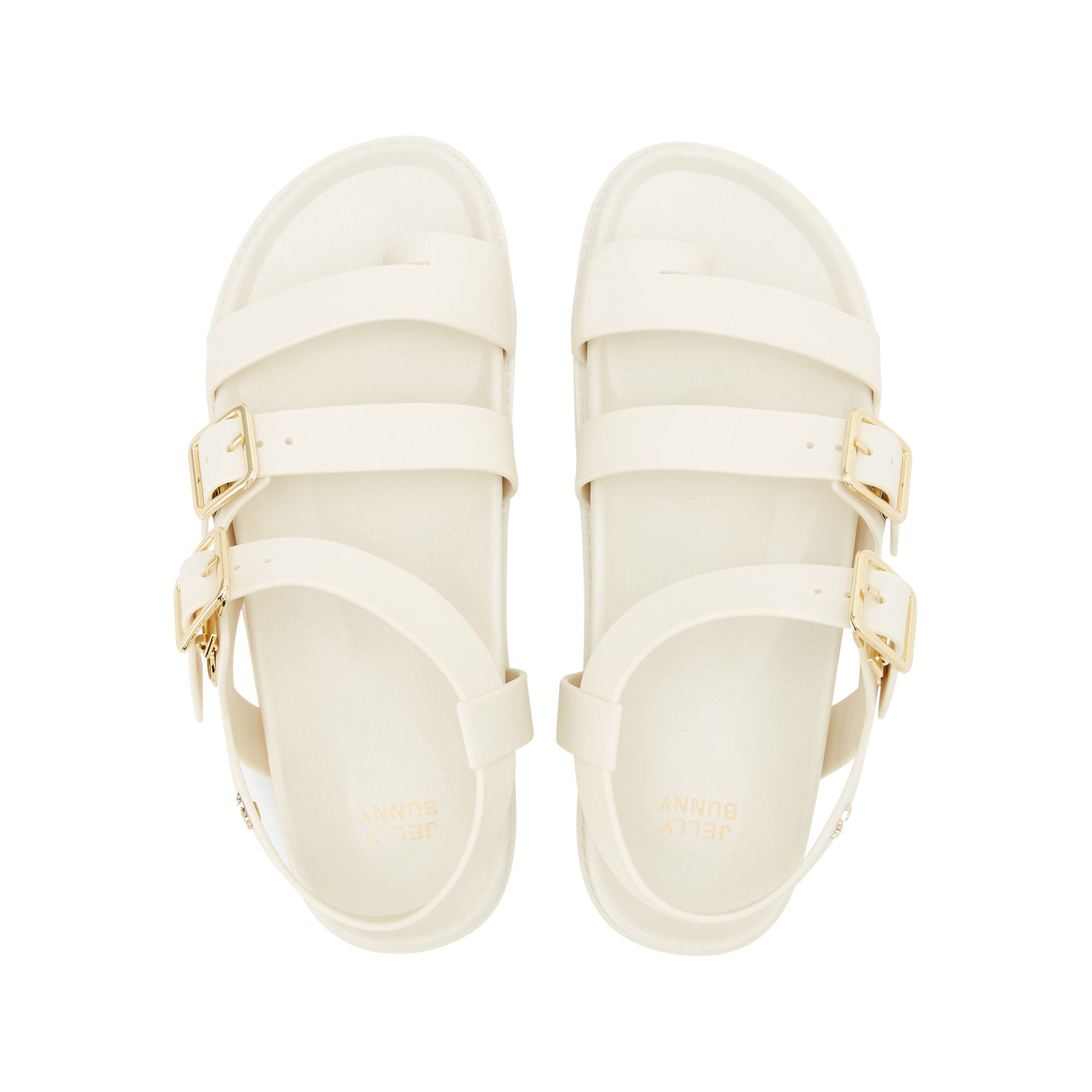 Agustina Flat Sandals Ivory - Jelly Bunny Thailand Official Online Store