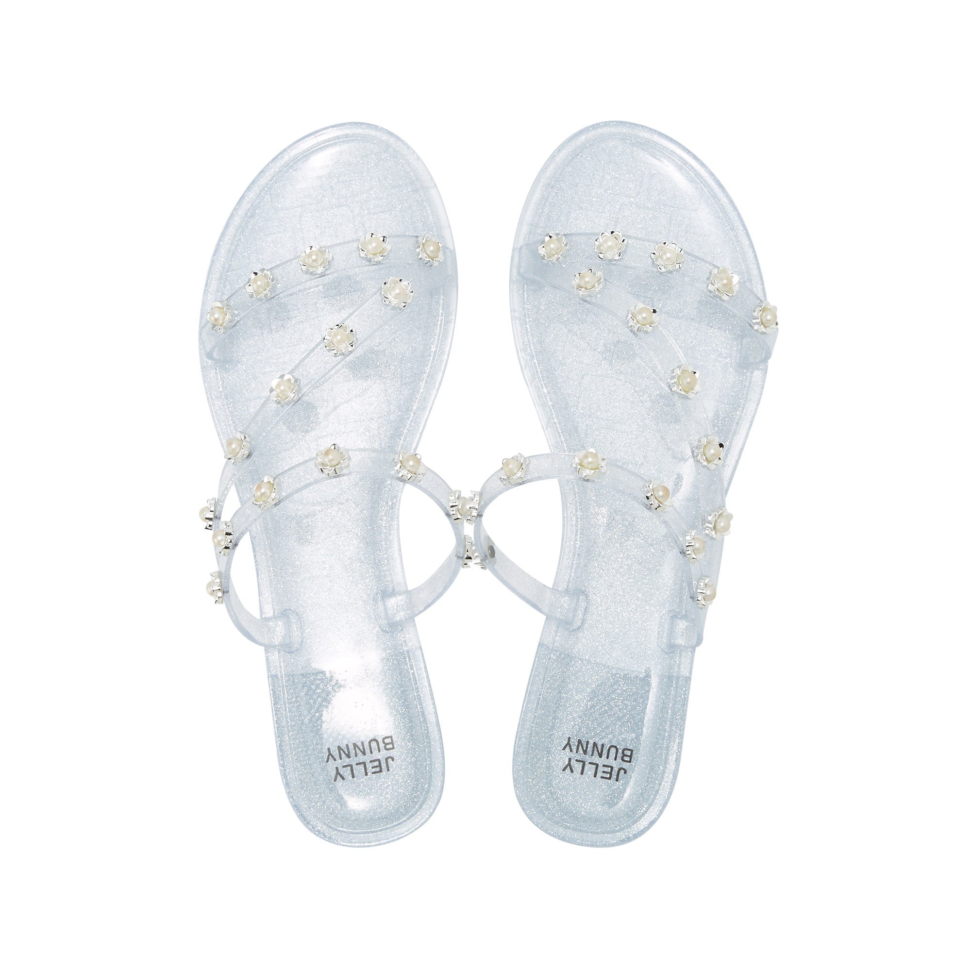 Kafuka Flat Sandals Silver - Jelly Bunny Thailand Official Online Store