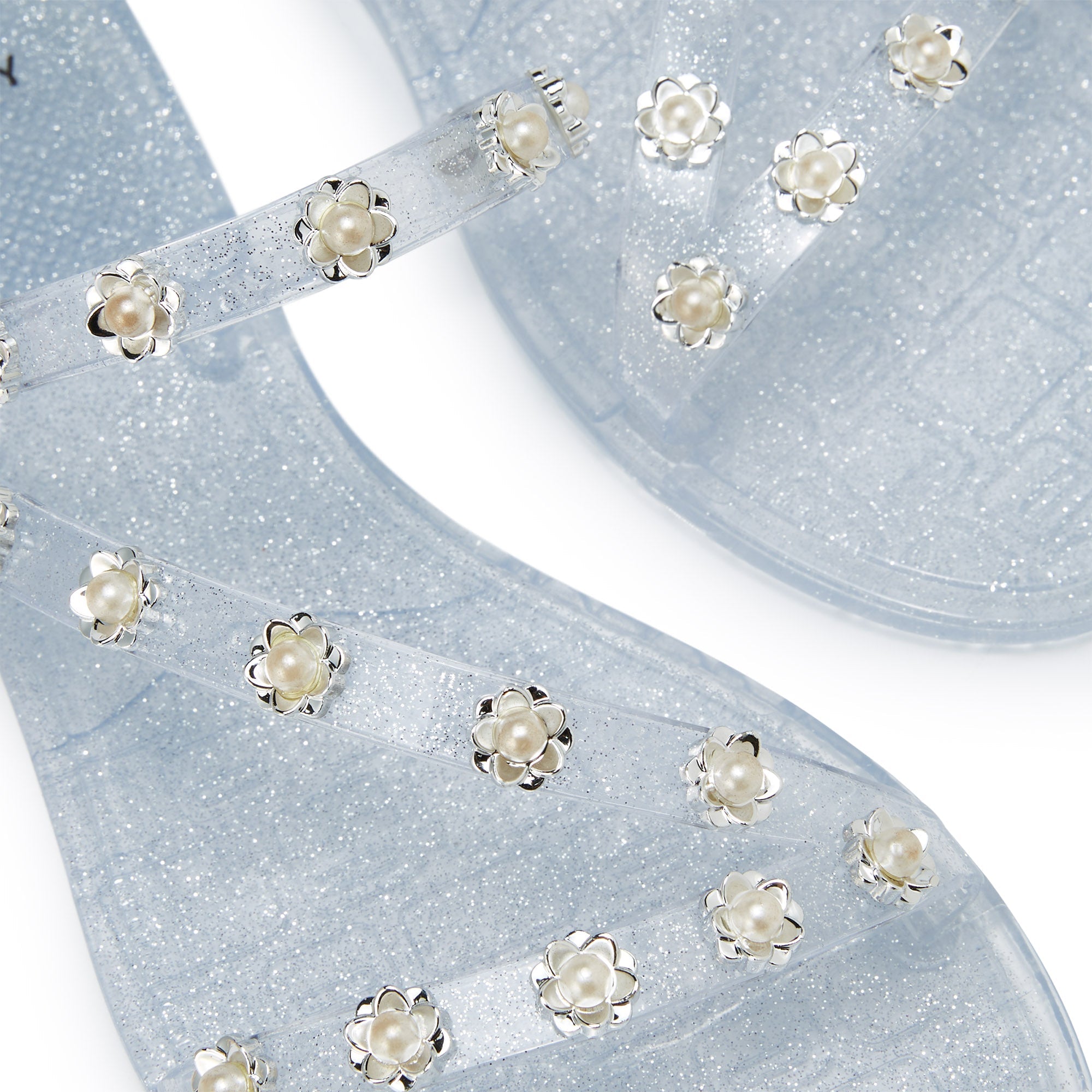 Kafuka Flat Sandals Silver - Jelly Bunny Thailand Official Online Store