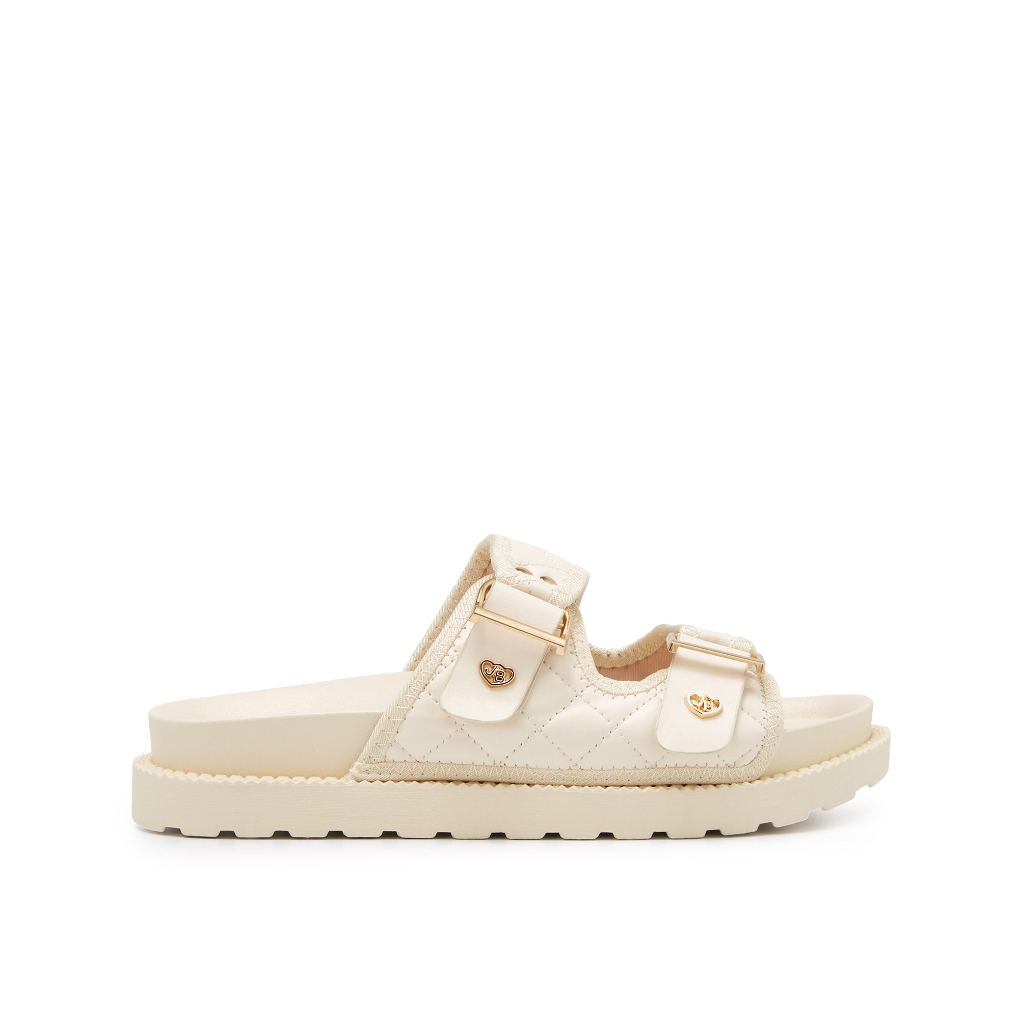 Miray Flat Sandals Ivory