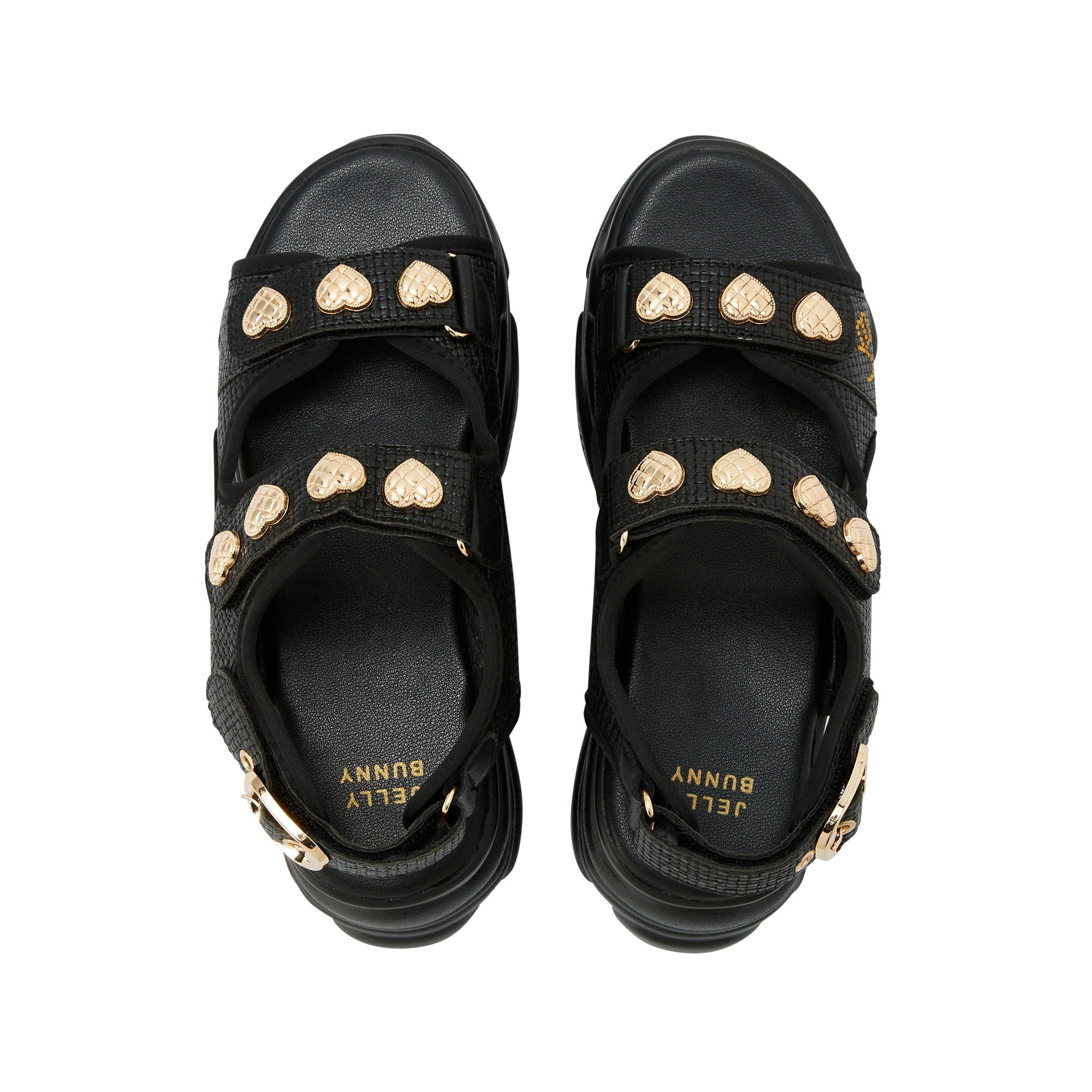 Picotee Amaris PU Platform Sandals Black - Jelly Bunny Thailand Official Online Store