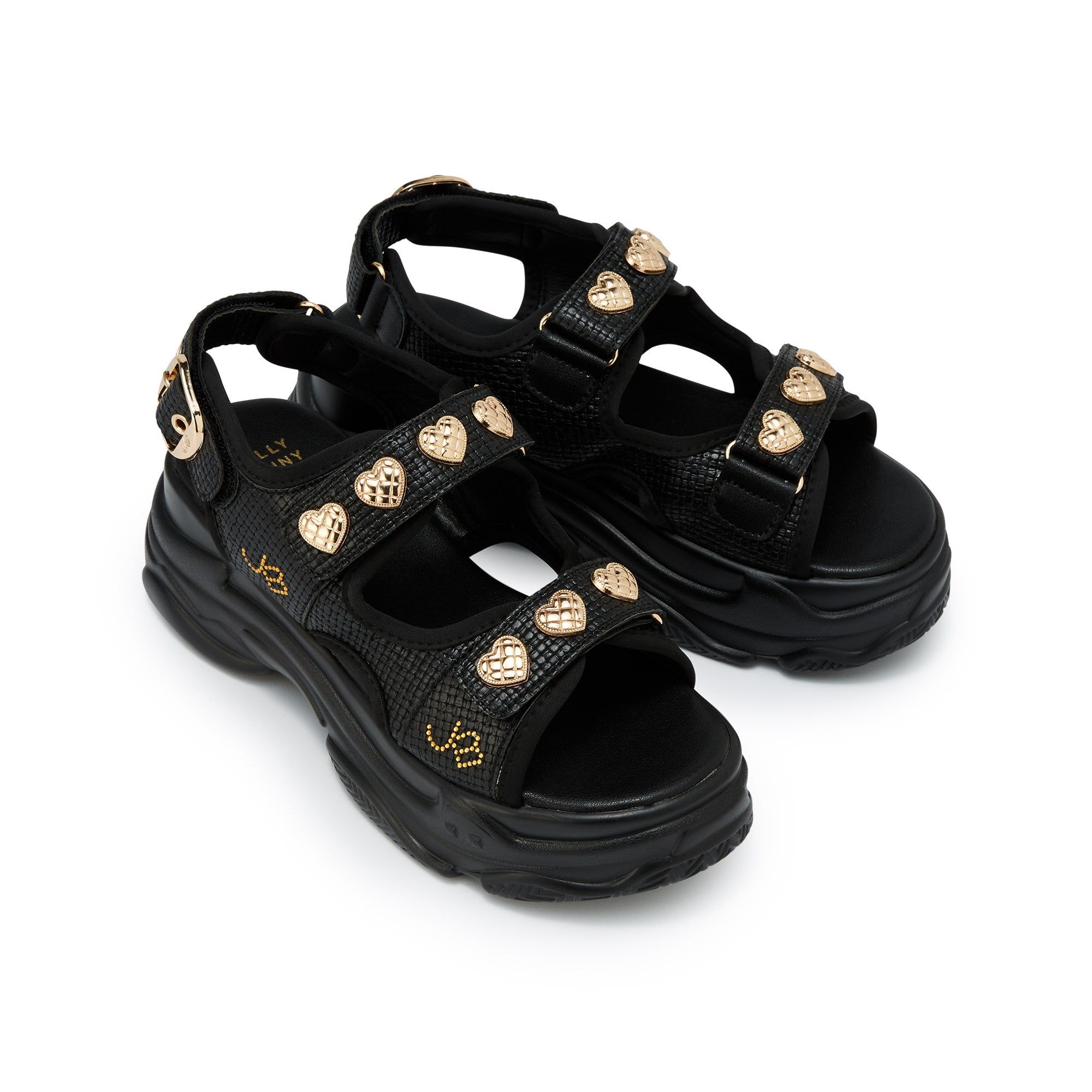 Picotee Amaris PU Platform Sandals Black - Jelly Bunny Thailand Official Online Store