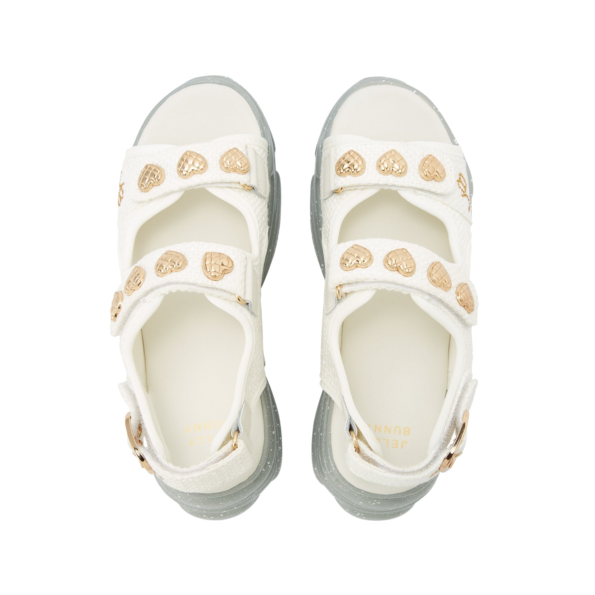Picotee Amaris Fabric Platform Sandals White - Jelly Bunny Thailand Official Online Store