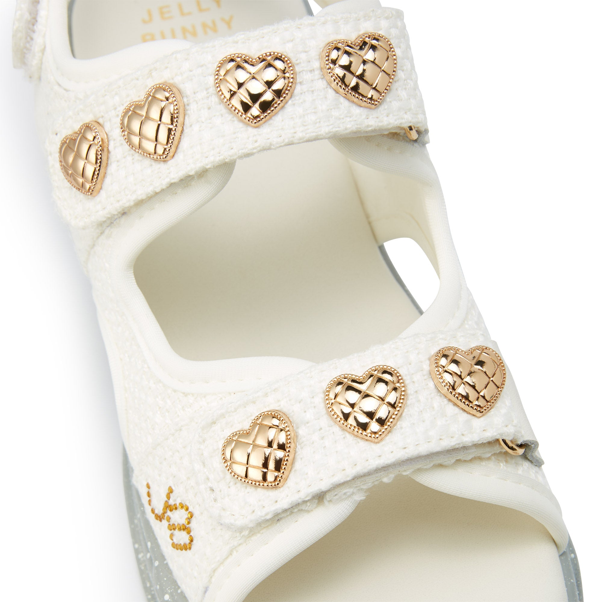 Picotee Amaris Fabric Platform Sandals White - Jelly Bunny Thailand Official Online Store