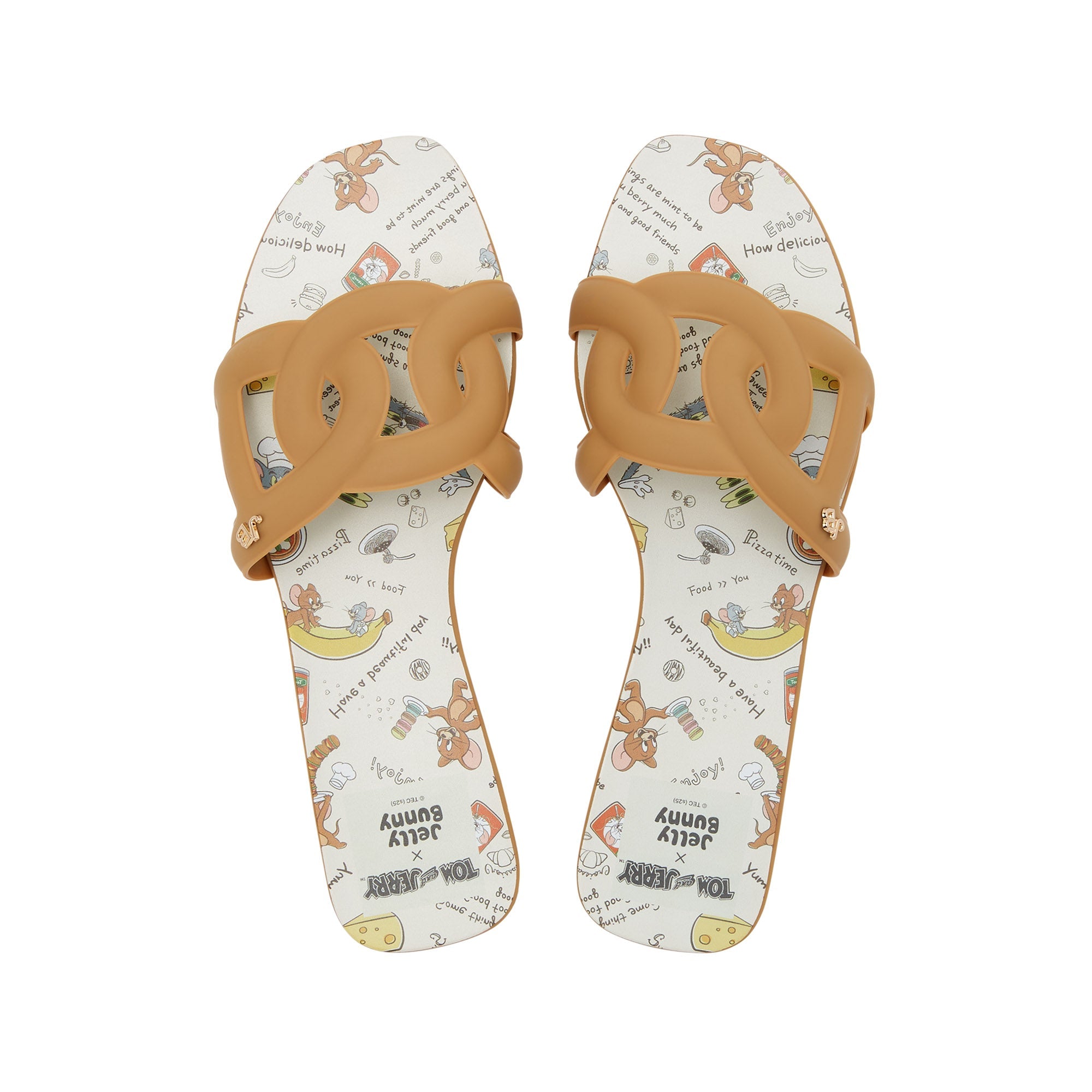 Grase Dewey Flat Sandals Brown - Jelly Bunny Thailand Official Online Store