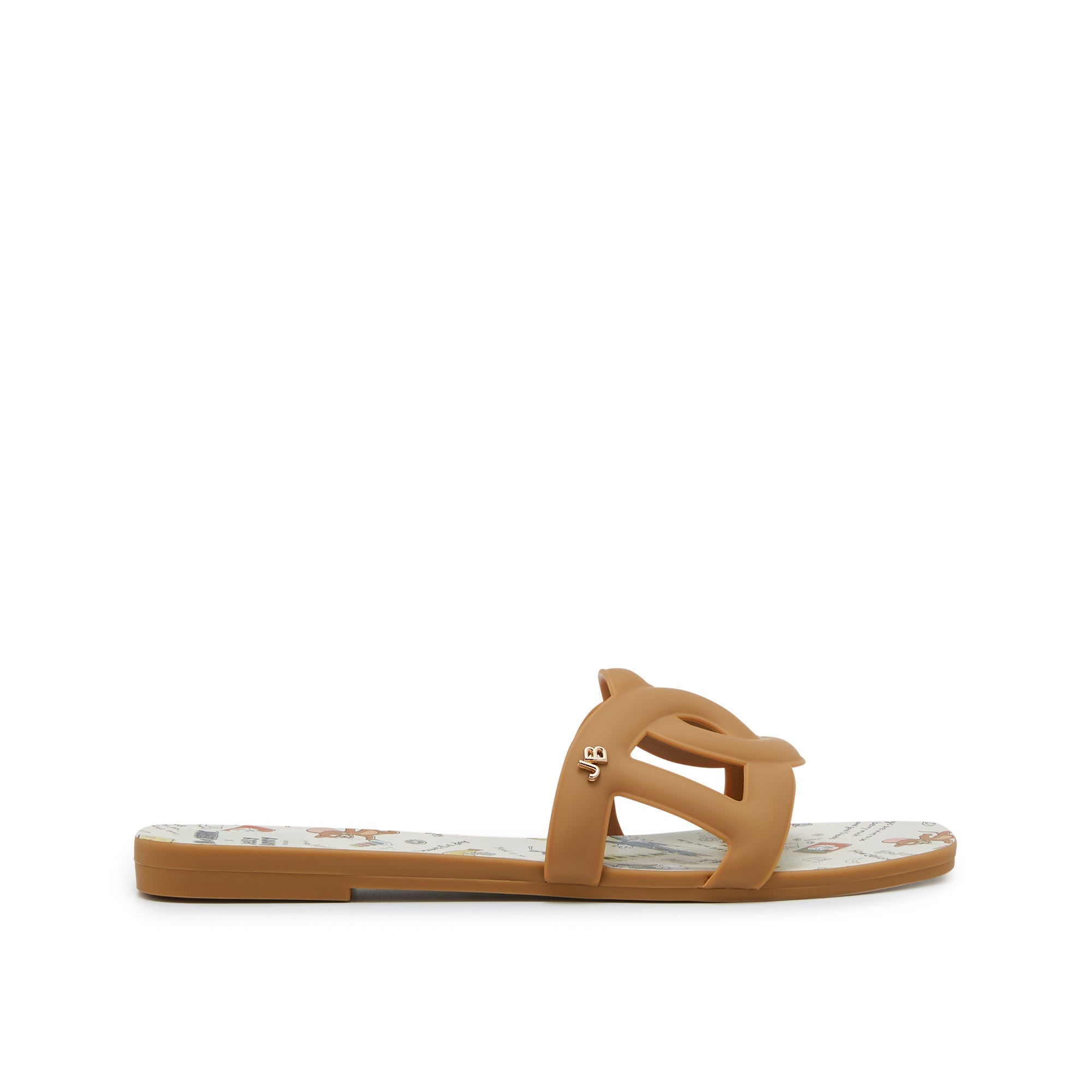 Grase Dewey Flat Sandals Brown - Jelly Bunny Thailand Official Online Store