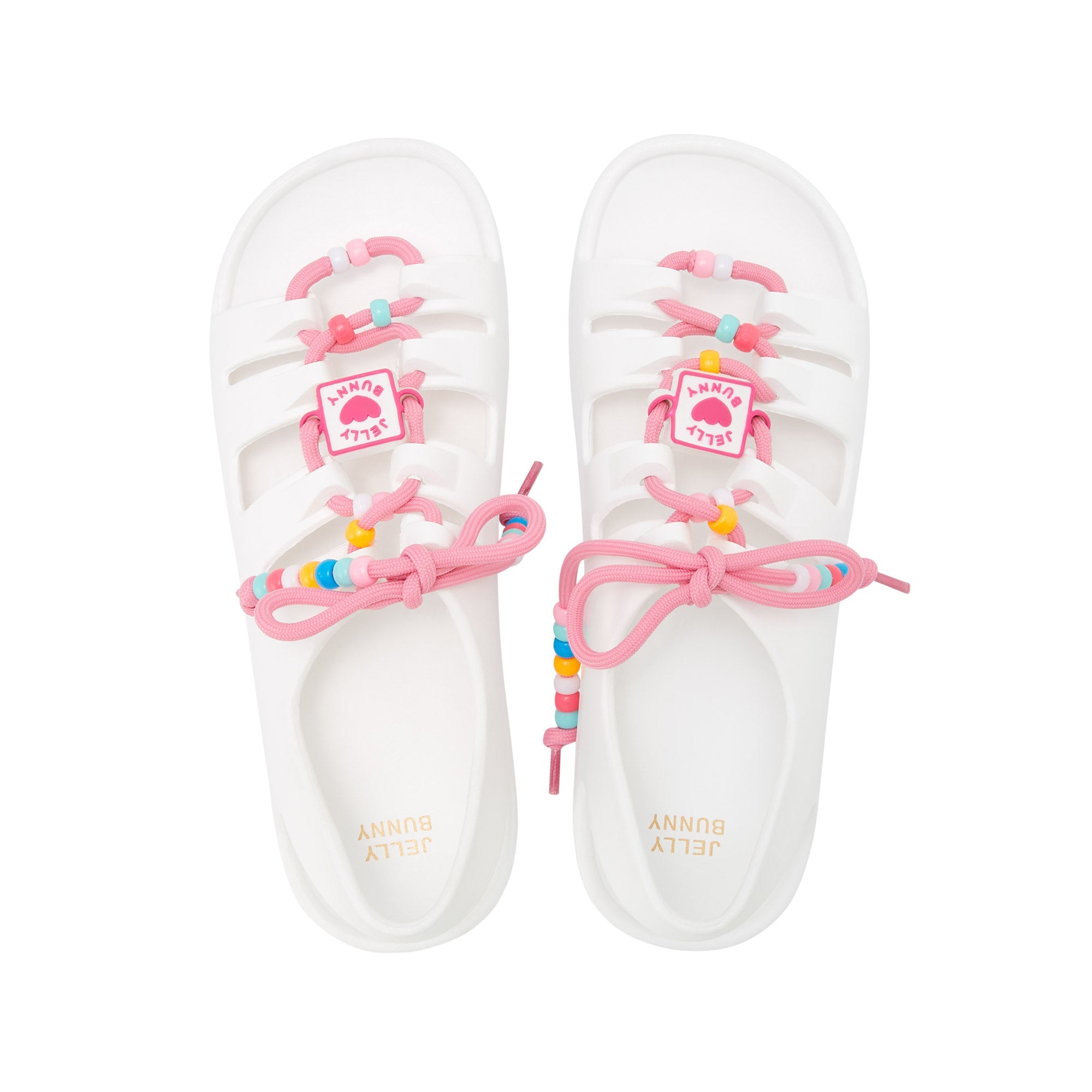 Lev Sarai Flat Slingbacks White - Jelly Bunny Thailand Official Online Store