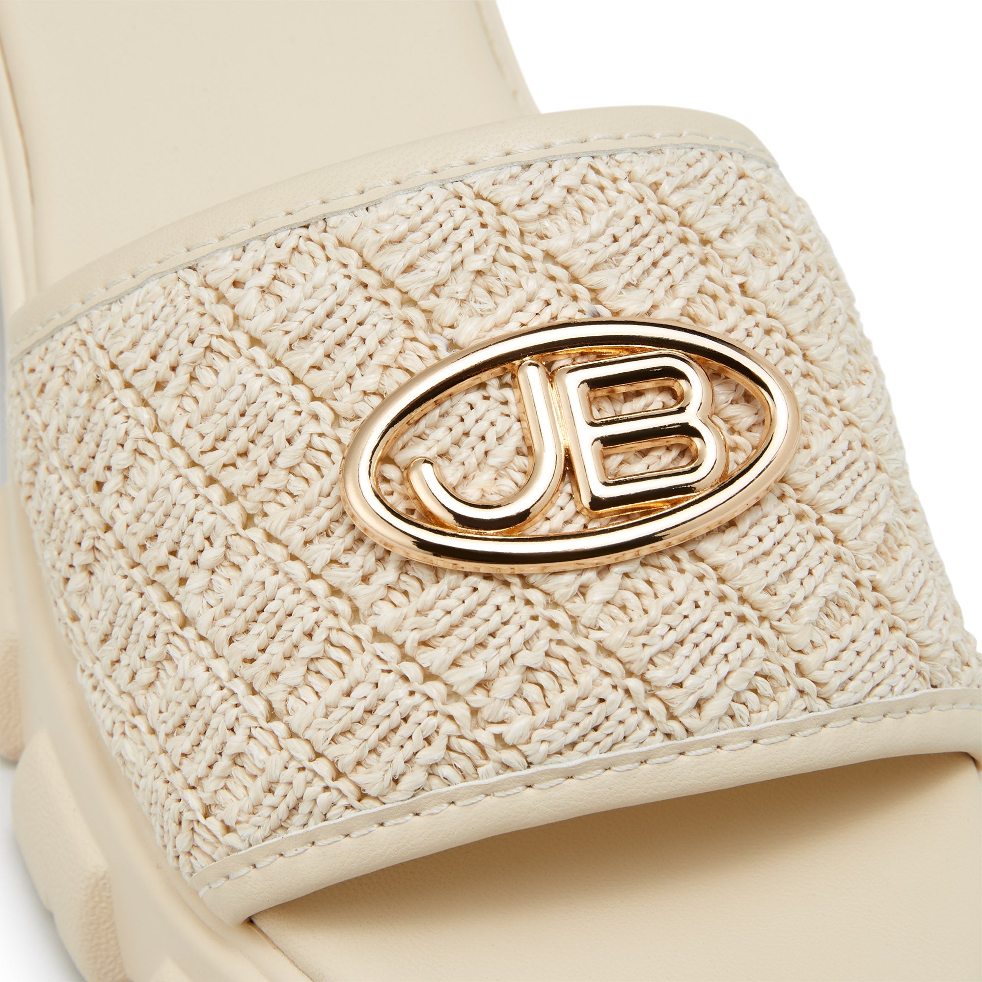 Varanna Prince Platform Sandals Beige