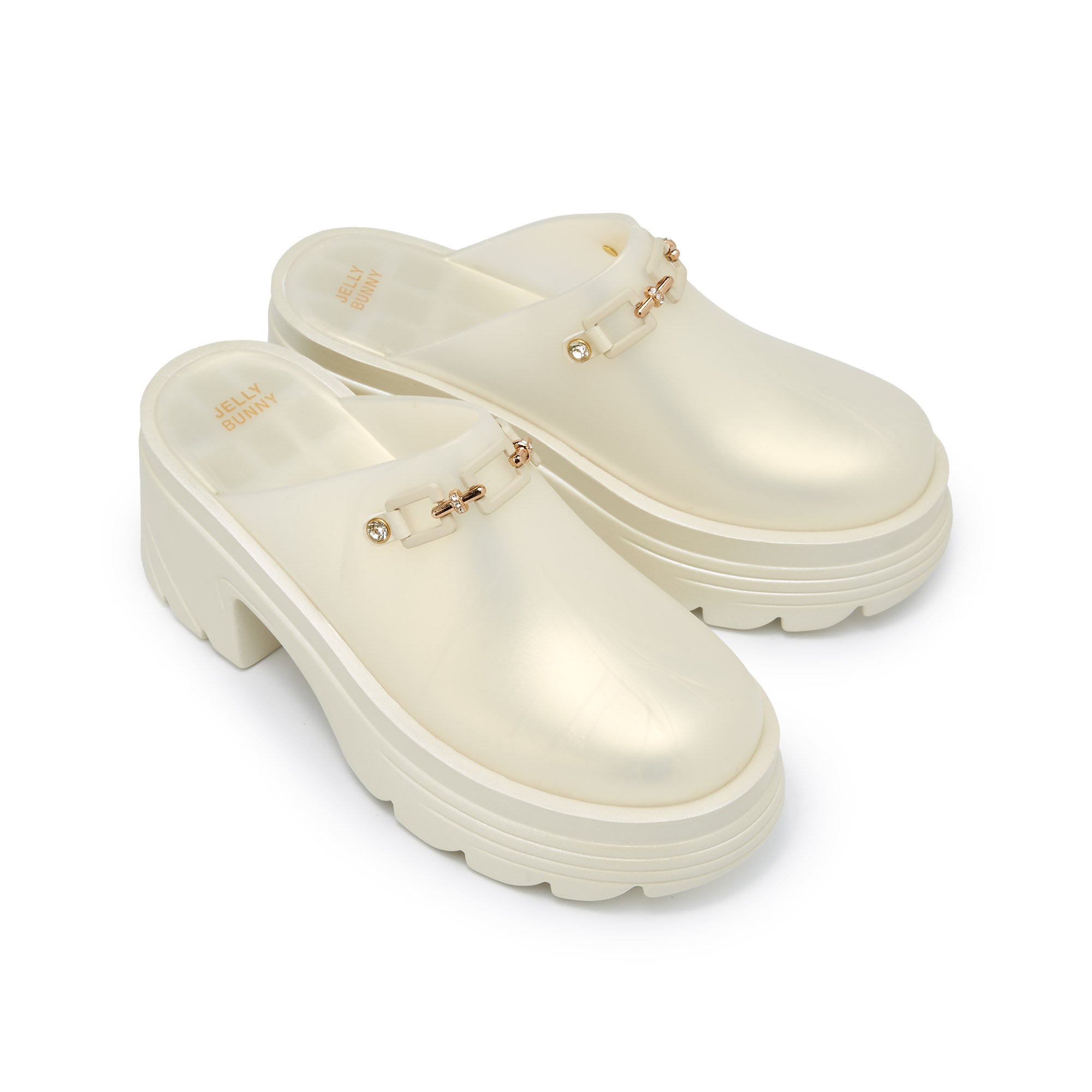 Tete Toffee Platform Sandals White - Jelly Bunny Thailand Official Online Store