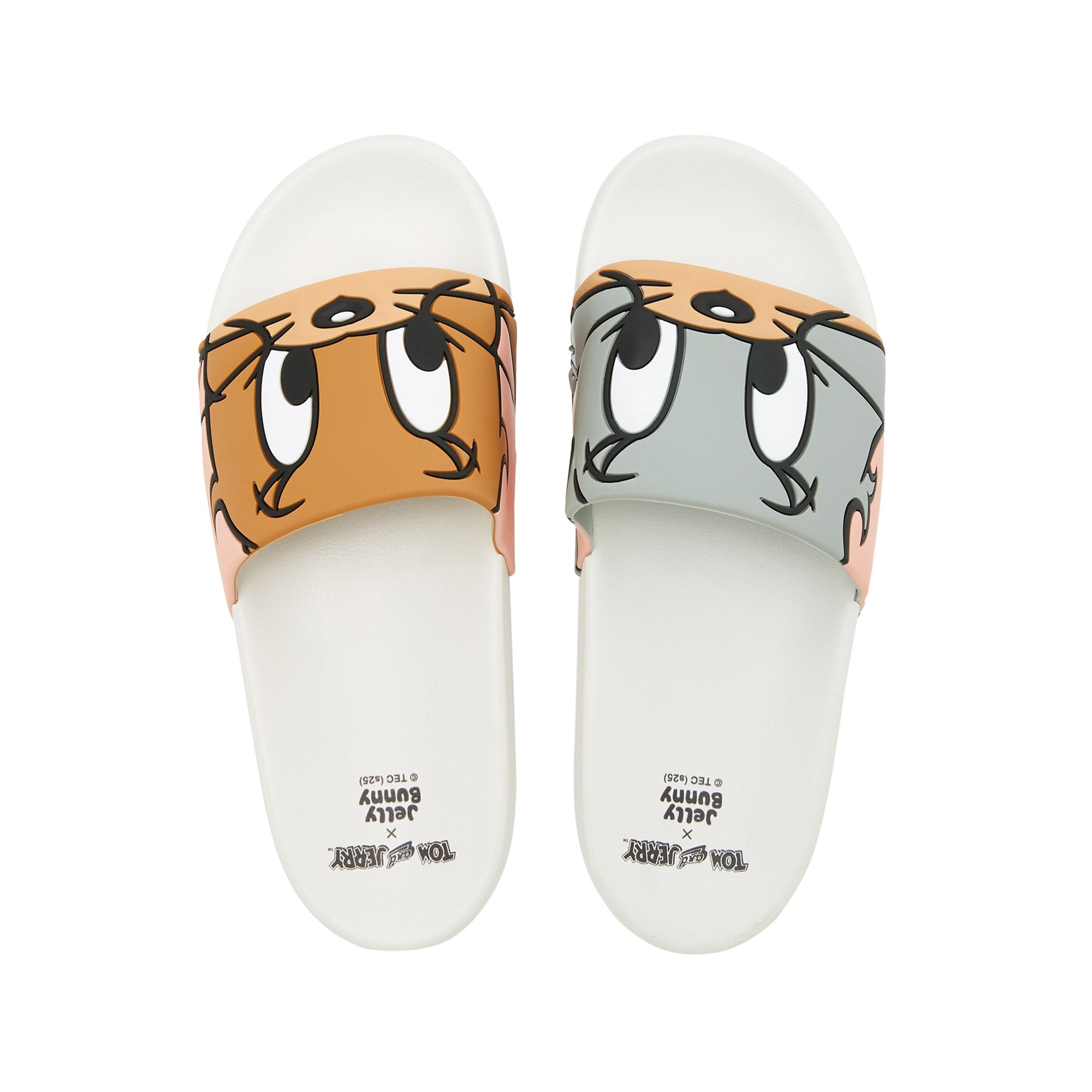Slide Blizzard Giant Flat Sandals White - Jelly Bunny Thailand Official Online Store