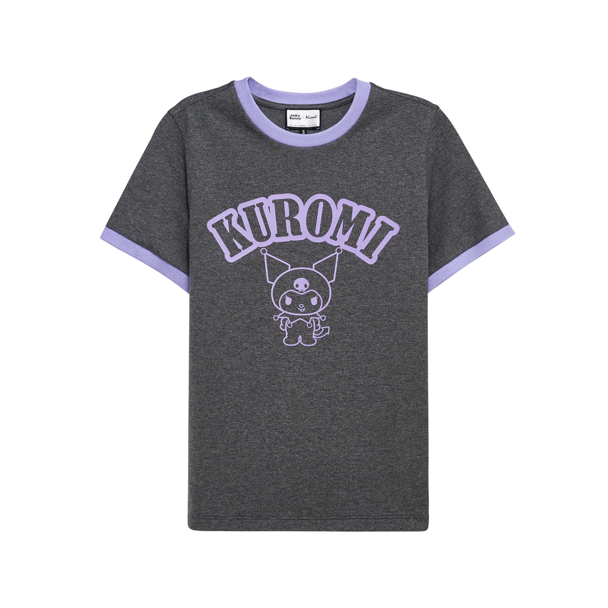 Kuromi Regular Fit T-Shirt Grey