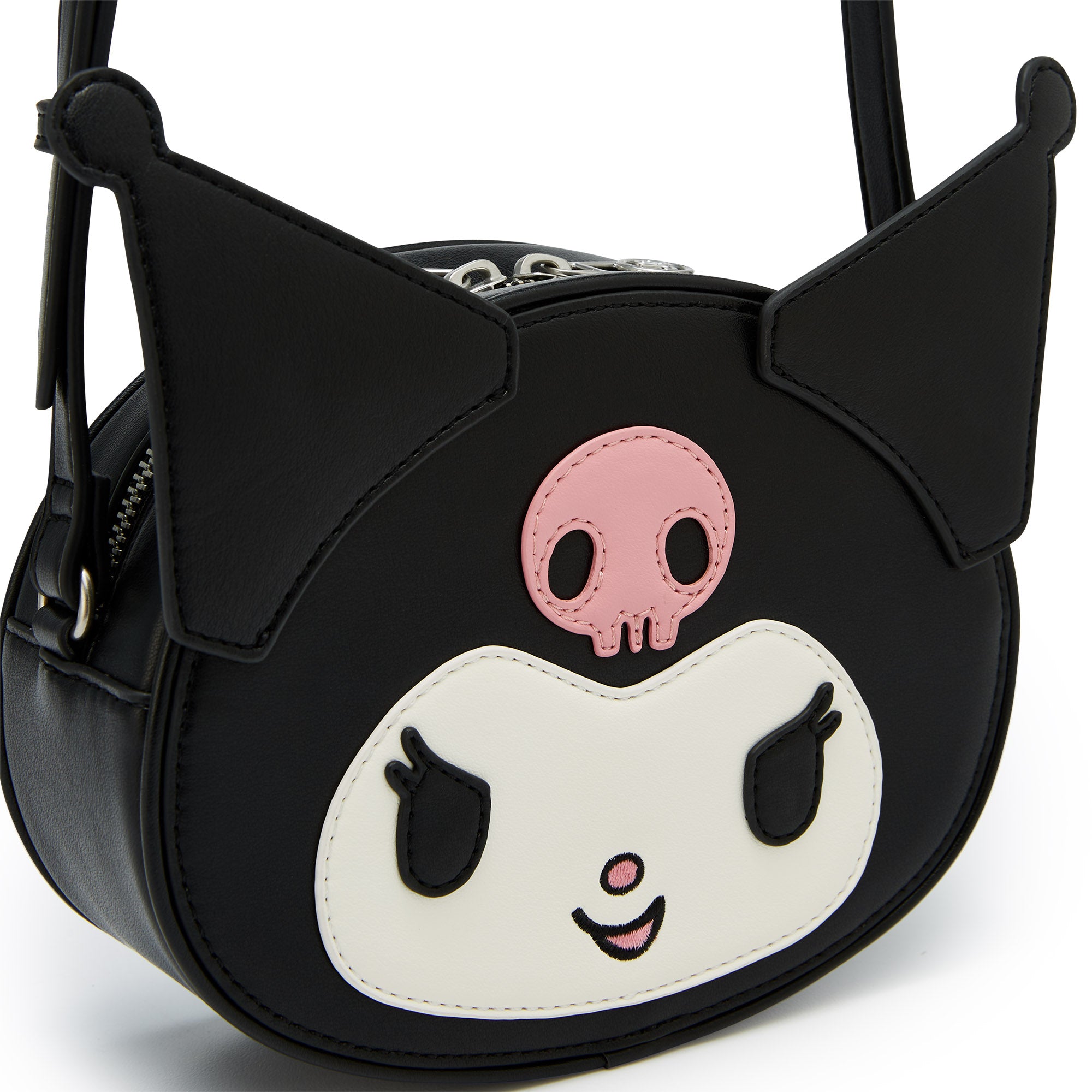 กระเป๋าสะพายข้าง Face Me Black