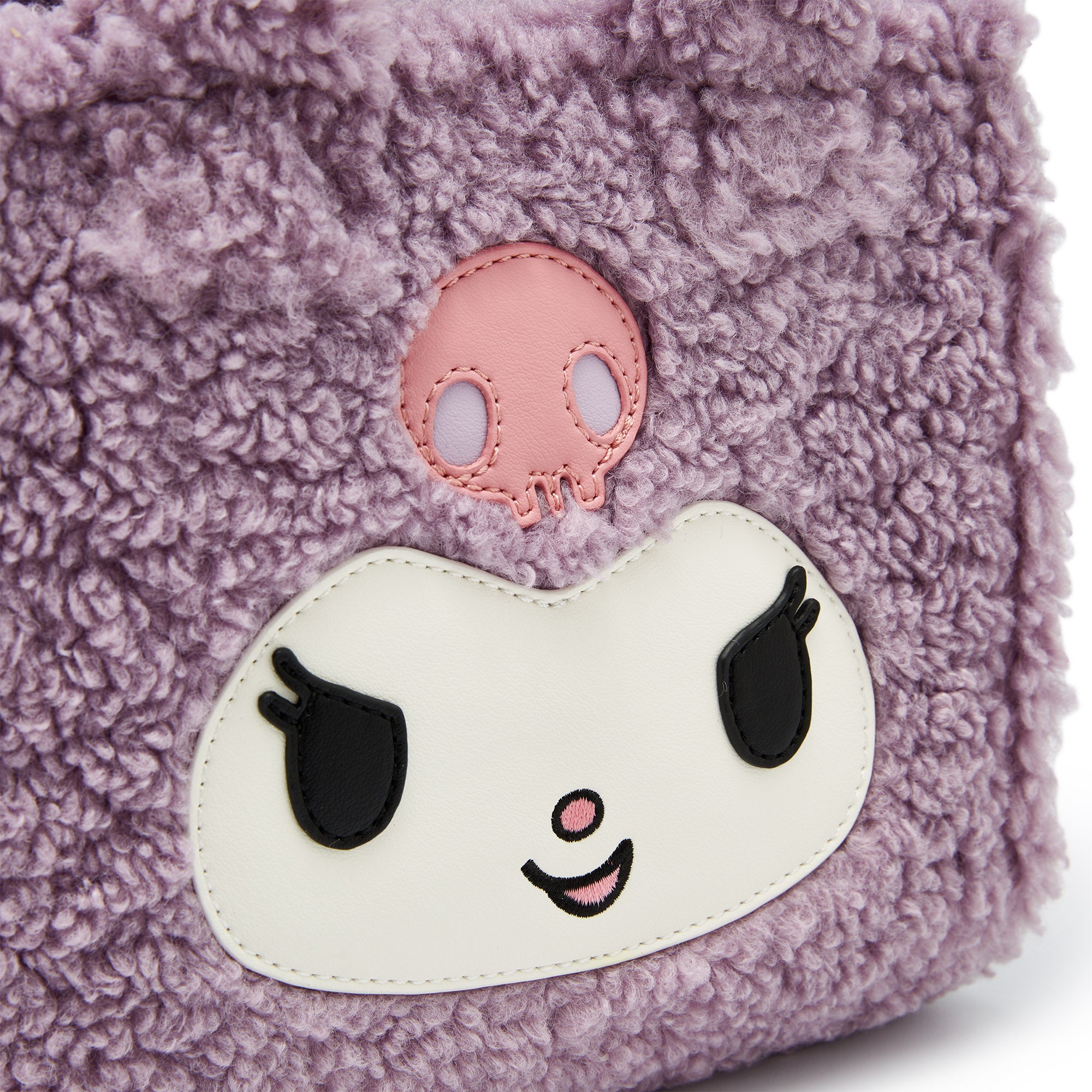 Fluffy Handle Bag Purple