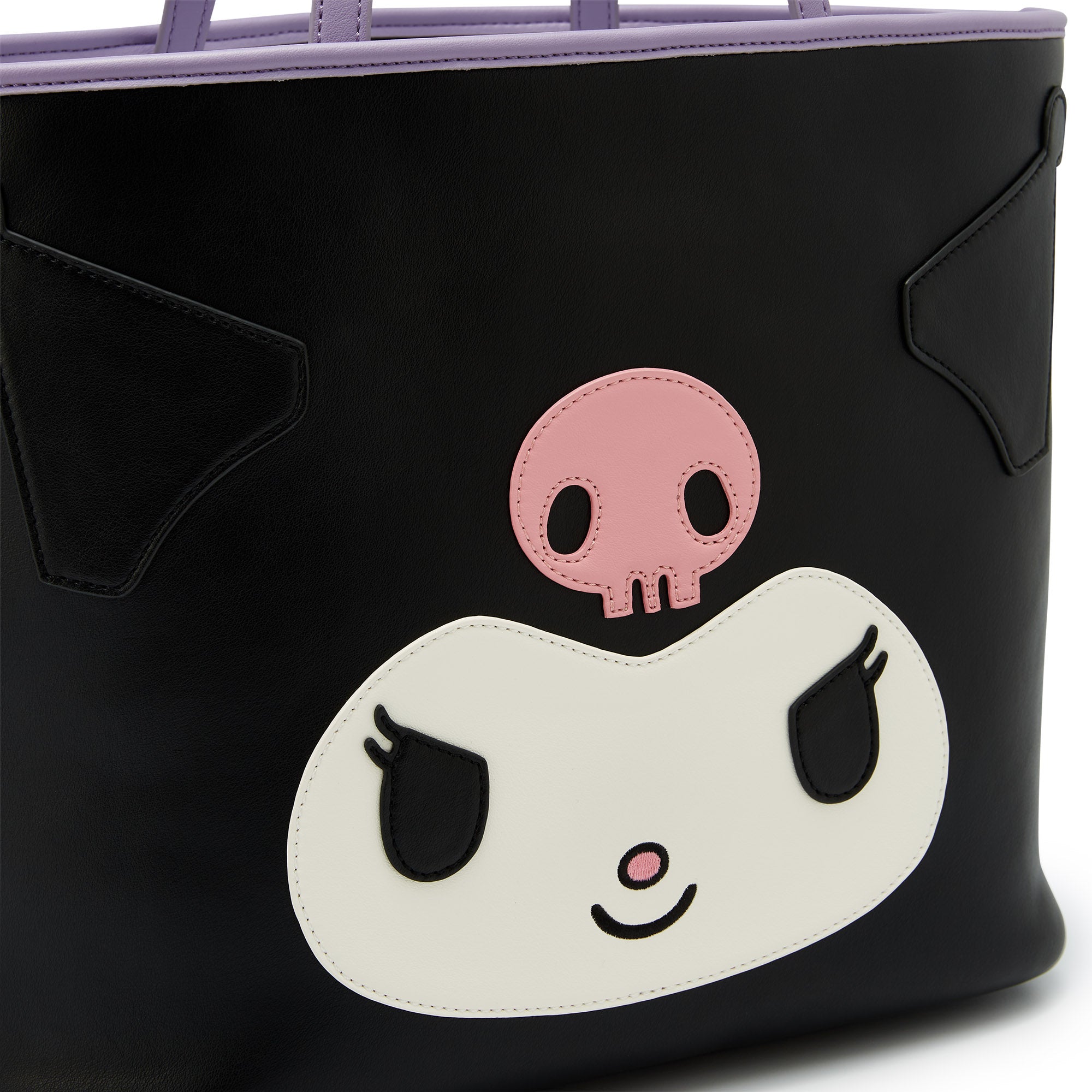 My Cutie Face Tote Bag Black