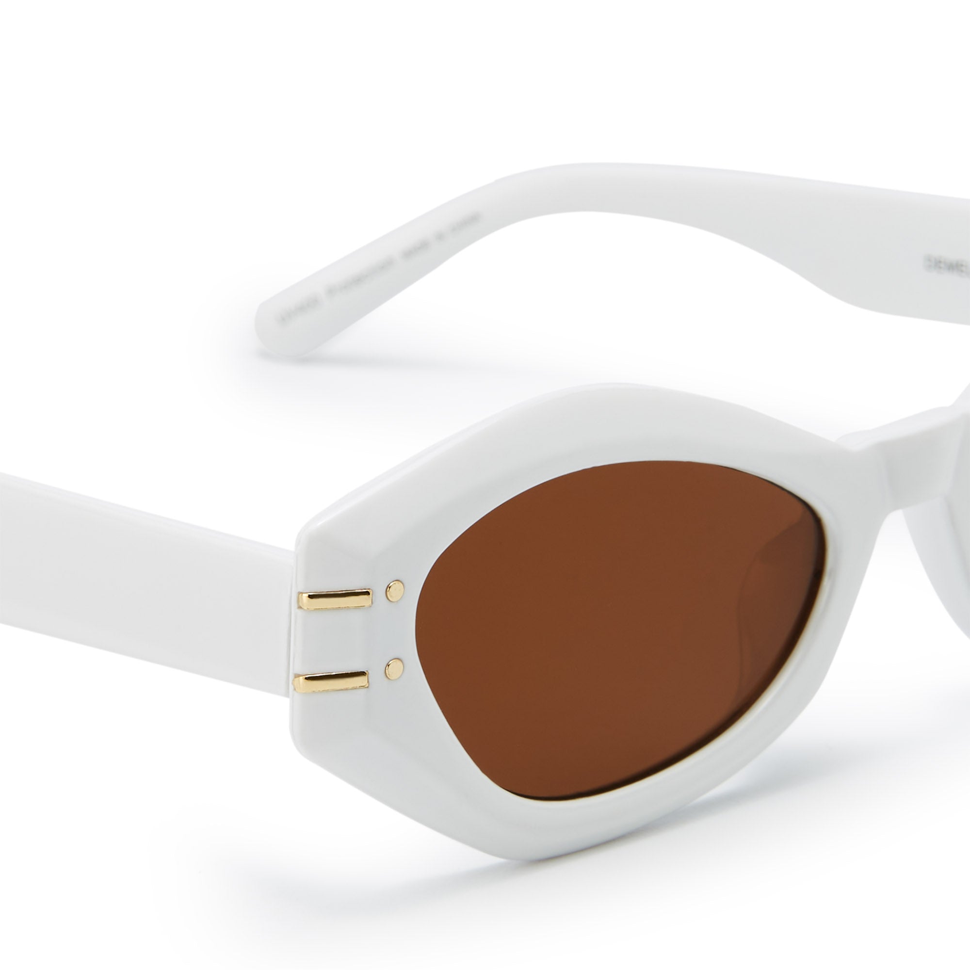 Demelza Sunglasses White