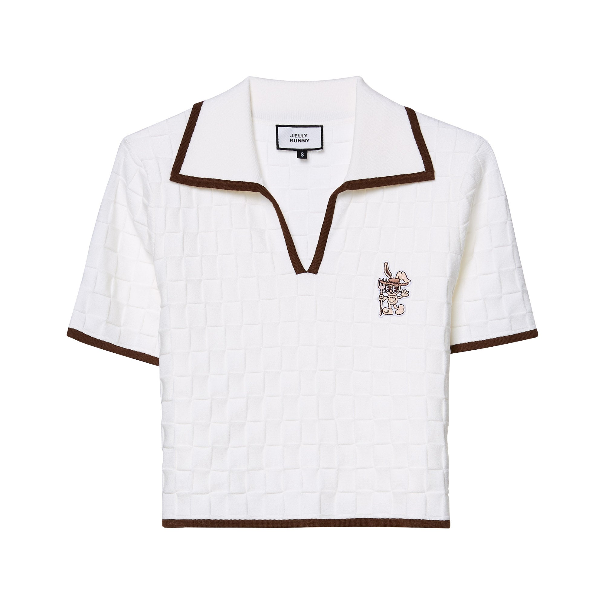 เสื้อโปโลแขนสั้นปักลาย