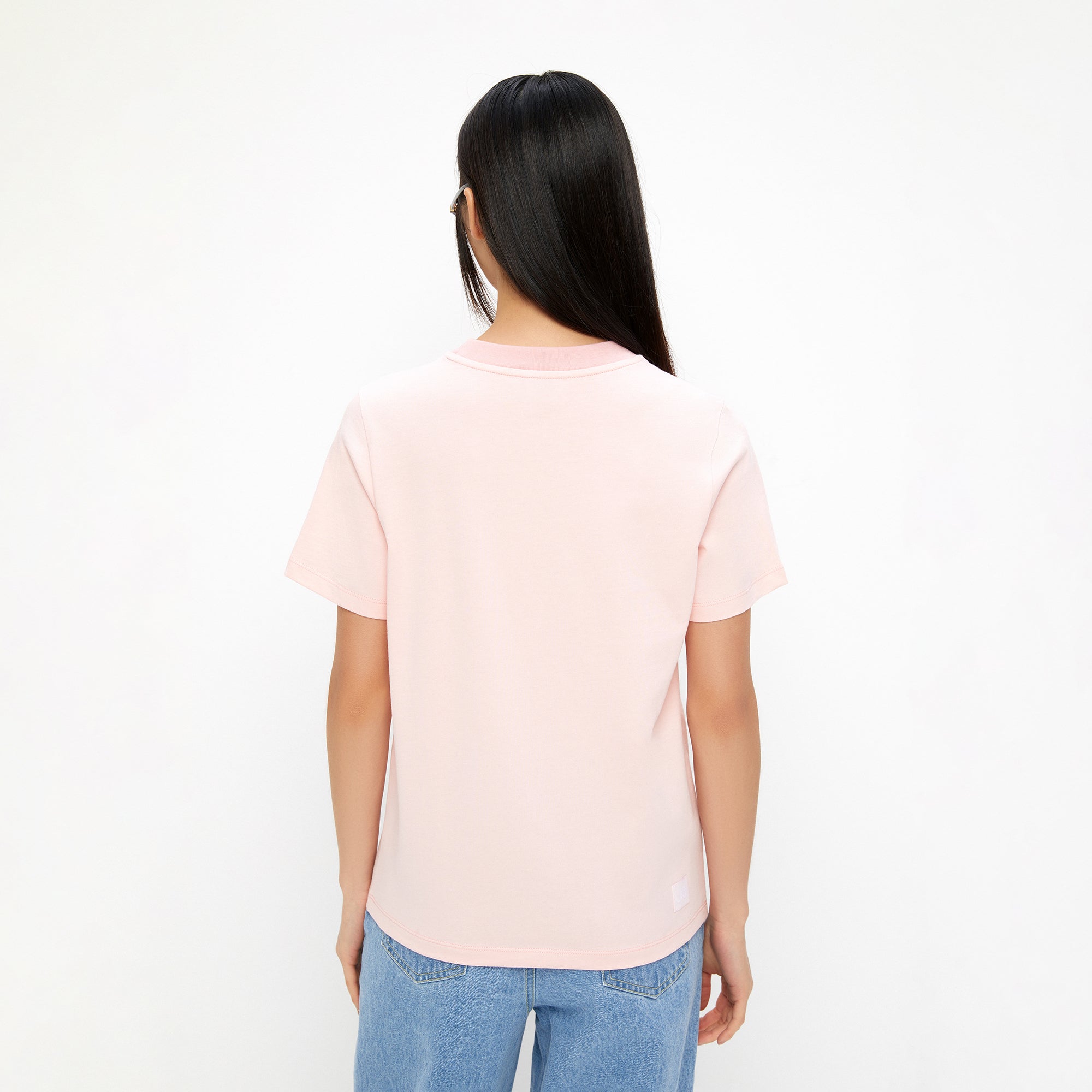เสื้อยืดแขนสั้นพิมพ์ลายสตรอว์เบอร์รี