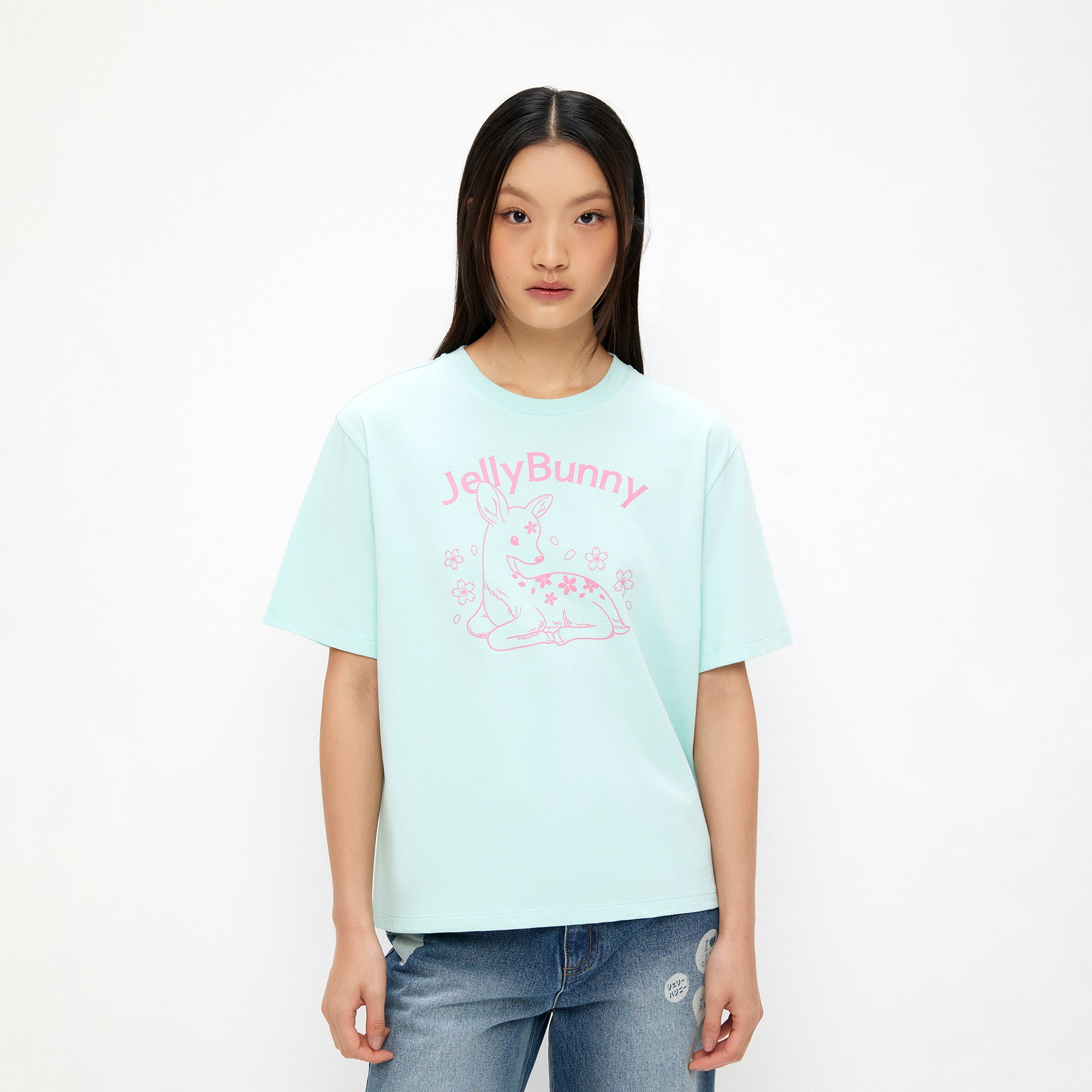 เสื้อยืดแขนสั้นพิมพ์ลาย Green