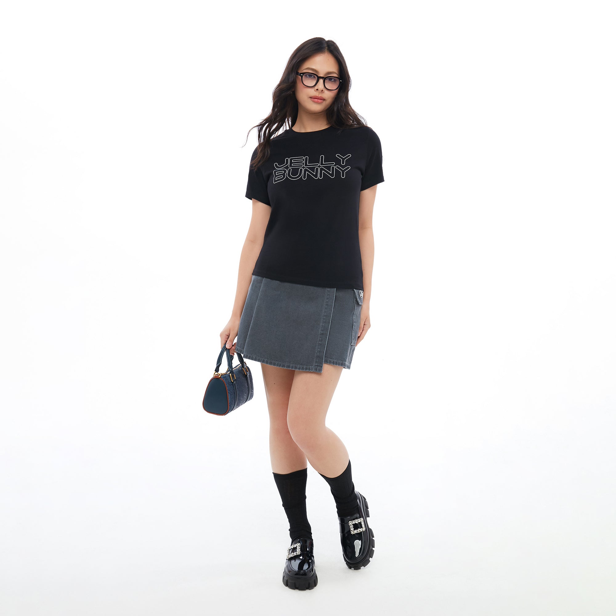 Logo Graphic Short Sleeve T-Shirt Black