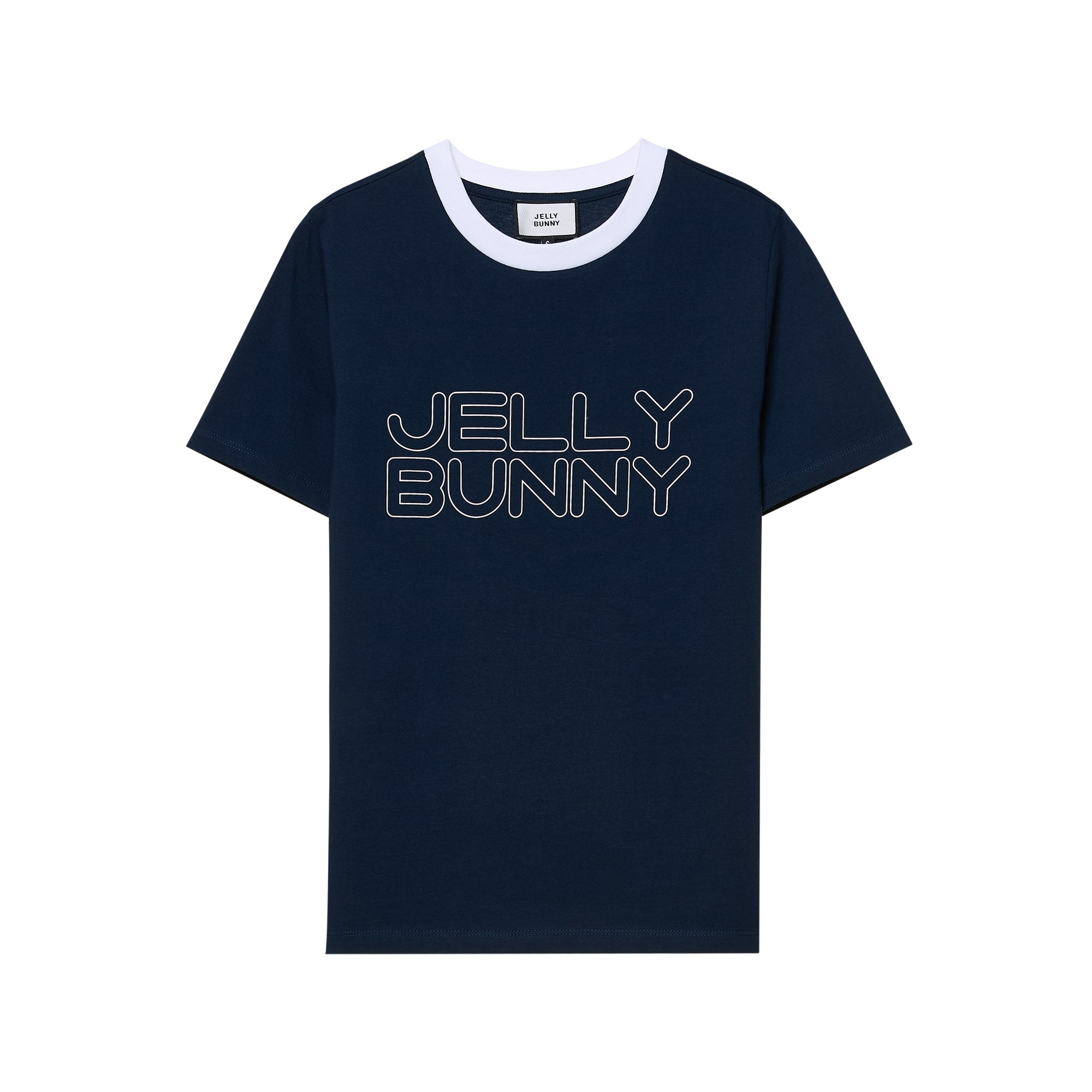 เสื้อยืดแขนสั้นพิมพ์ลายโลโก้ Navy