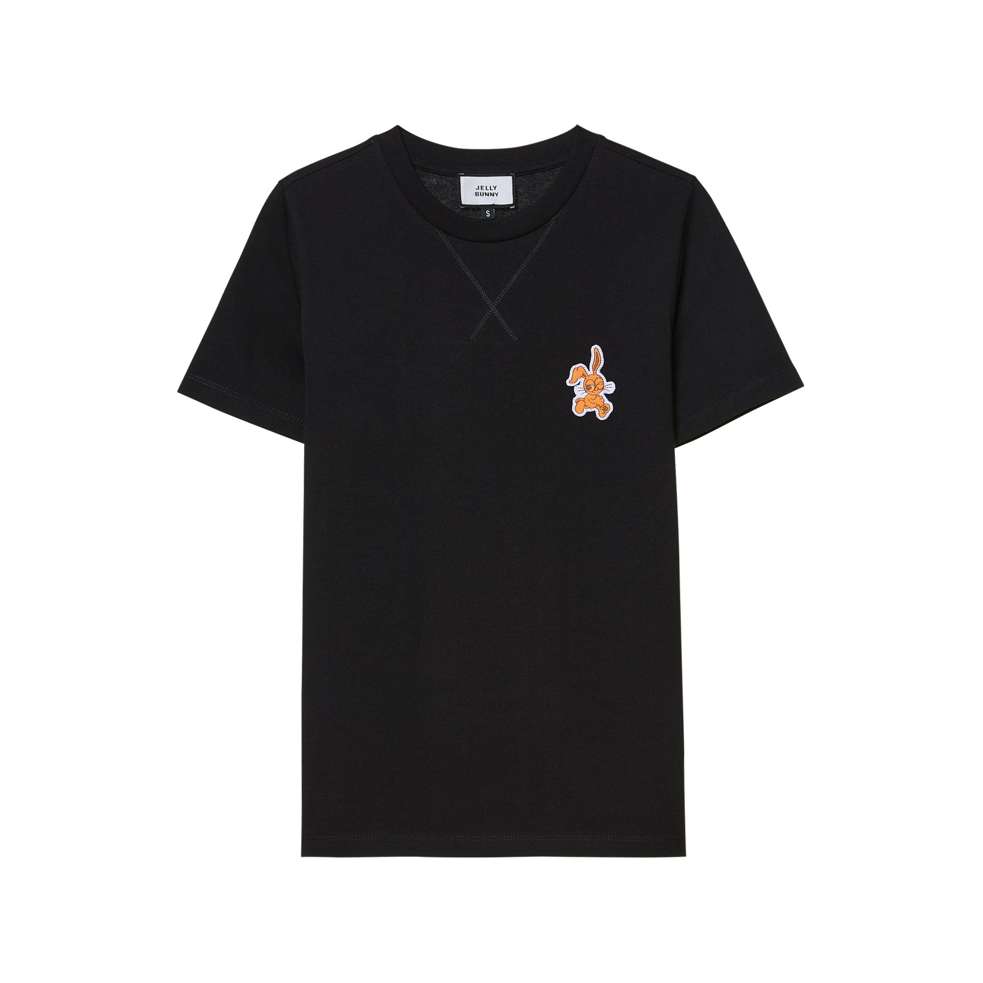 Jerme Embroidery Short Sleeve T-Shirt Black