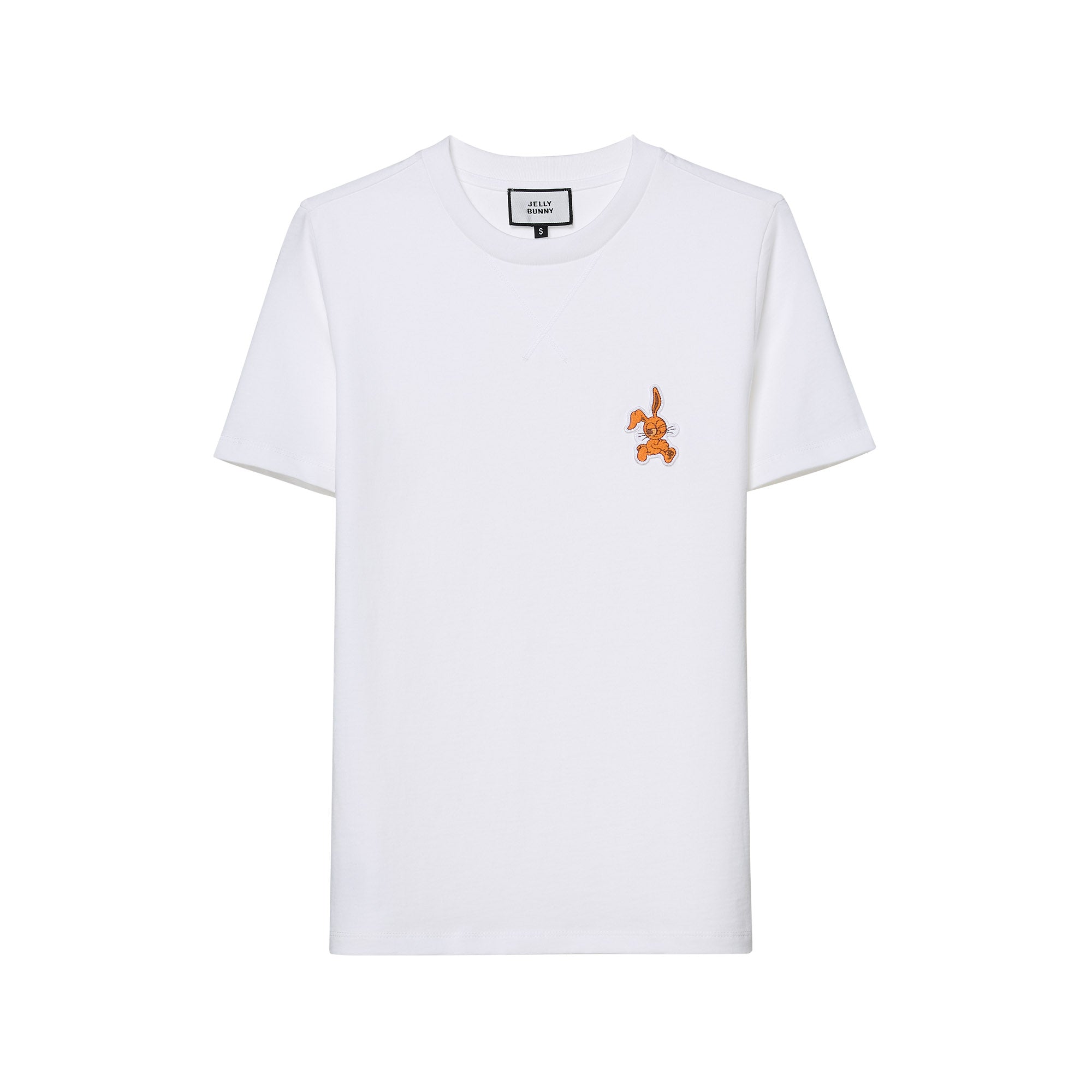 เสื้อยืดแขนสั้นปักลาย Jerme White