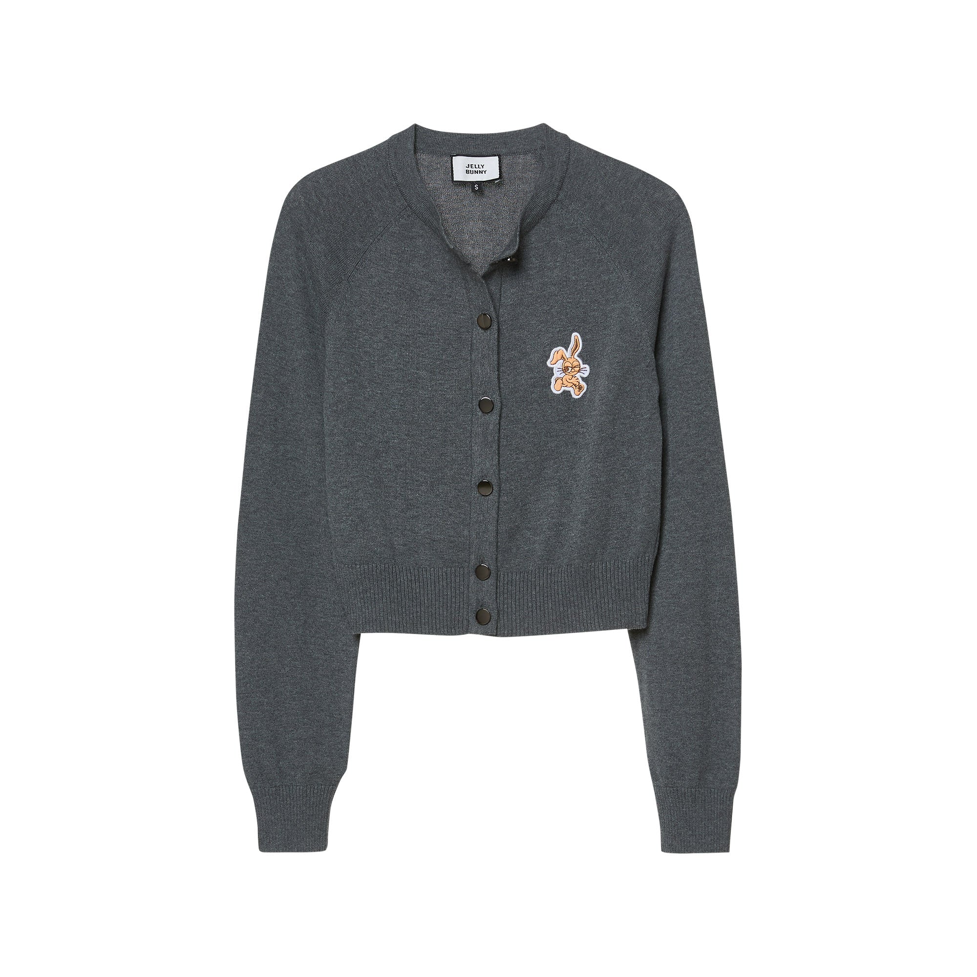 เสื้อยืดแขนสั้นปักลาย Jerme Grey